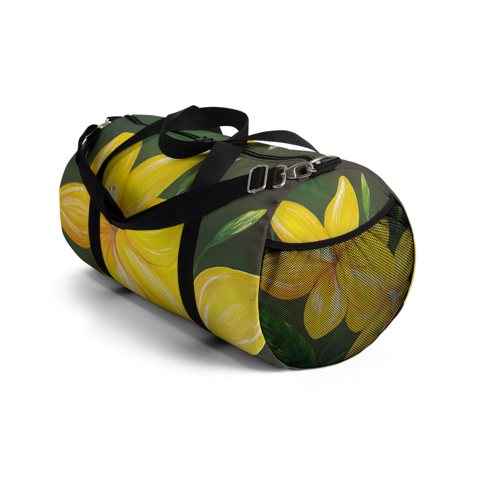 Golden Bloom Duffel Bag