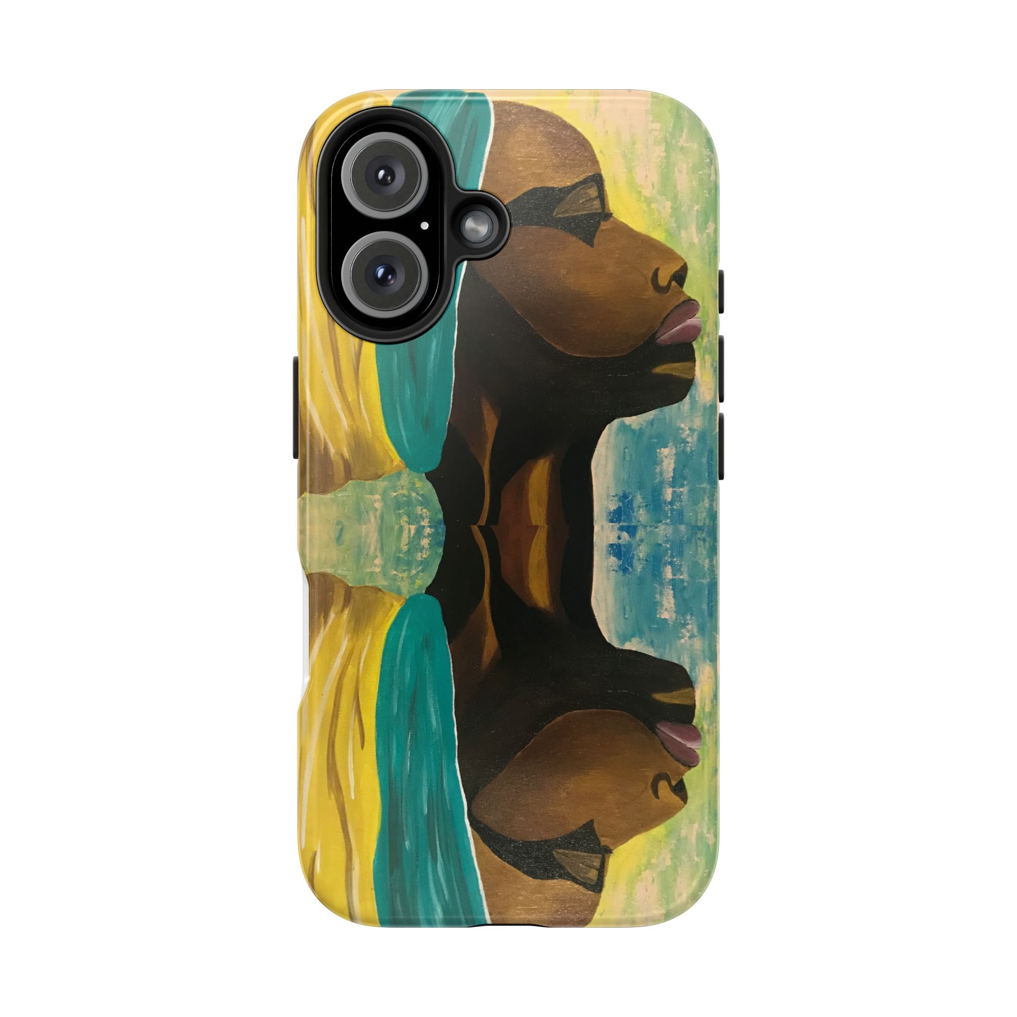 Hues of Heritage Phone Case Hand Painted