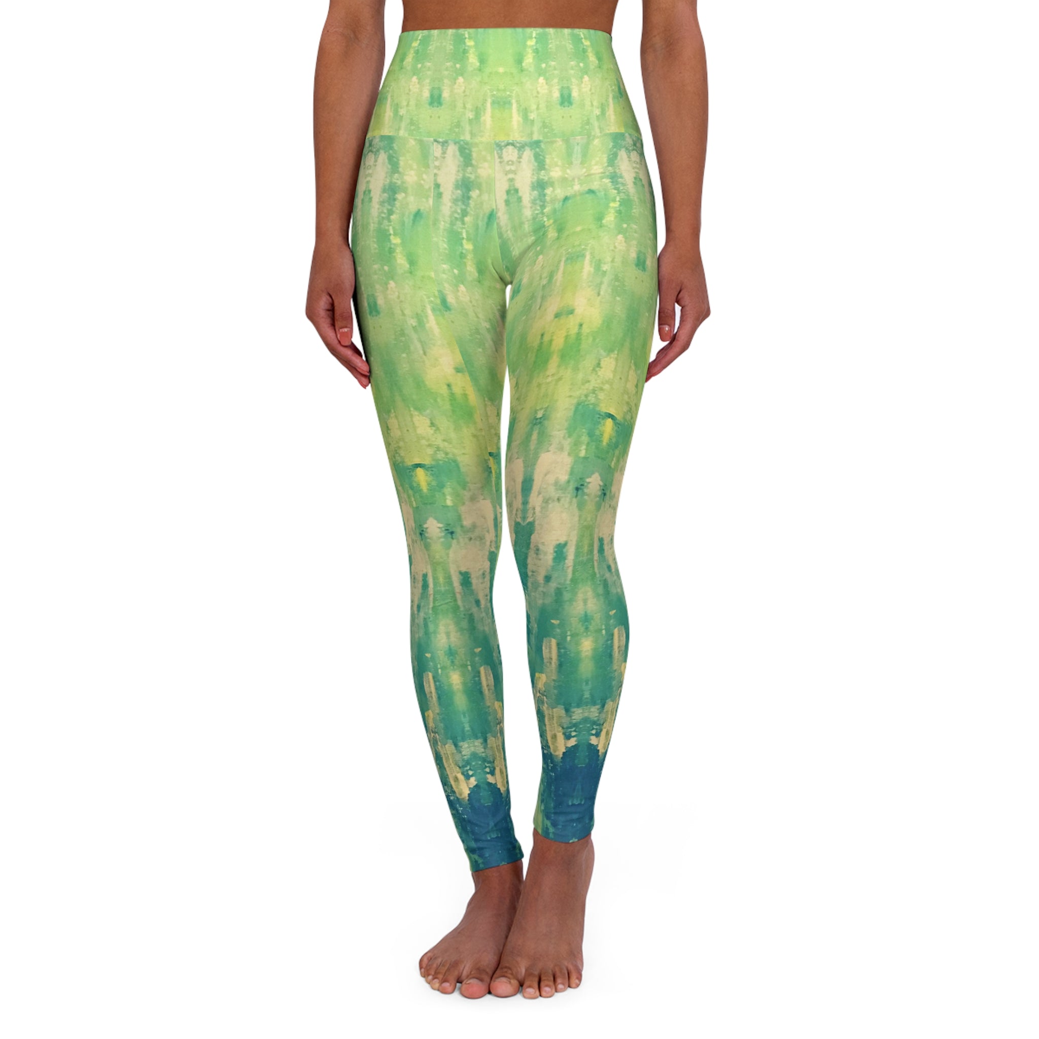 Hues of Heritage Yoga Leggings - Comfort Fit, Fitness Apparel, Workout Gear, Athleisure, Gift for Yoga Lovers