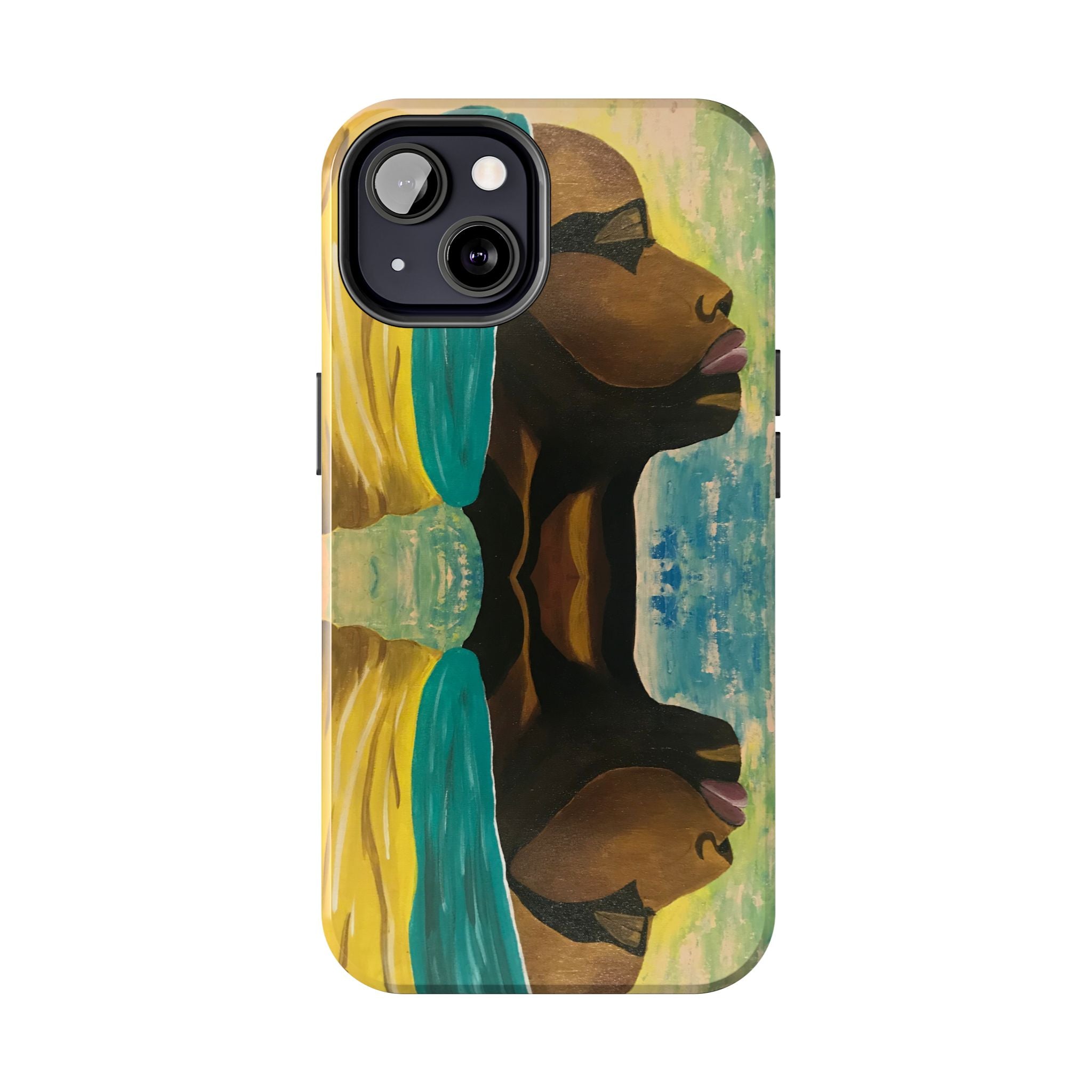 Hues of Heritage Phone Case Hand Painted