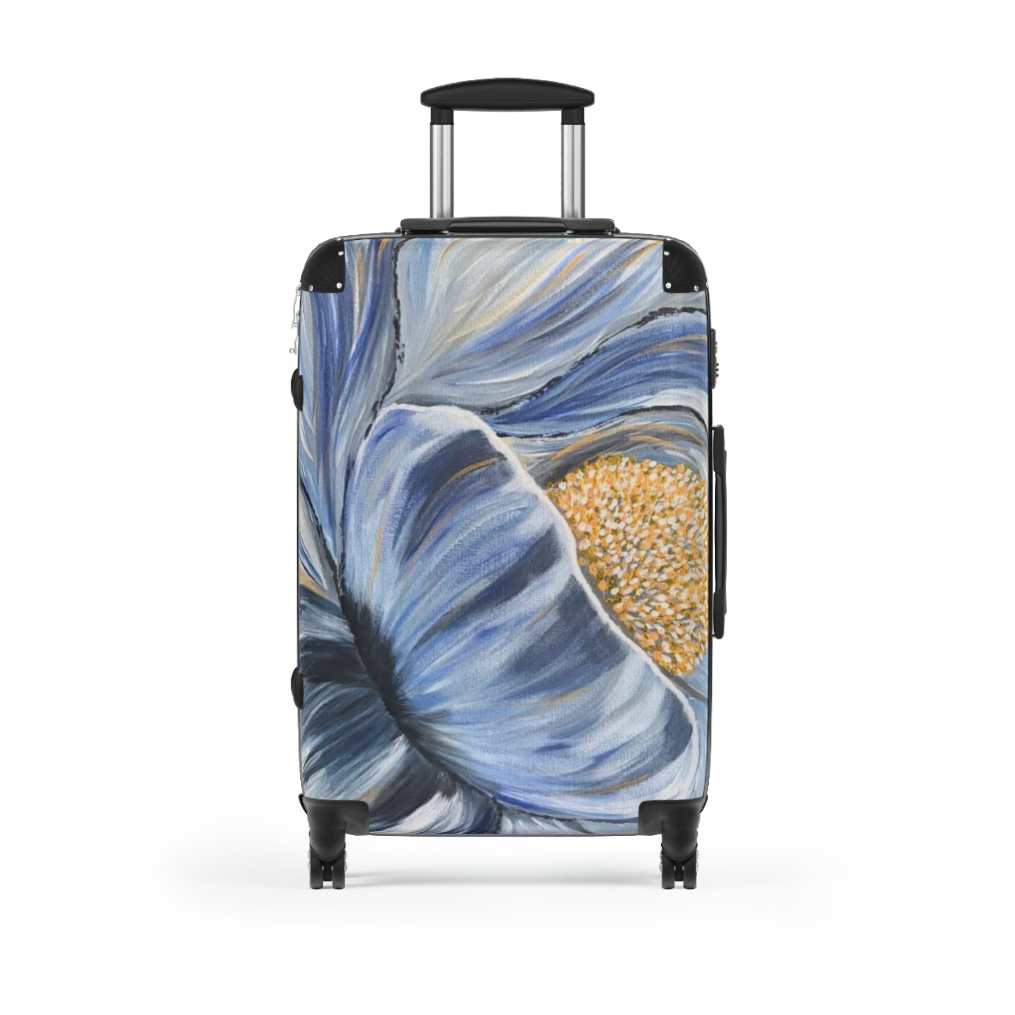 Velvet Current Handprinted Colorful Suitcase