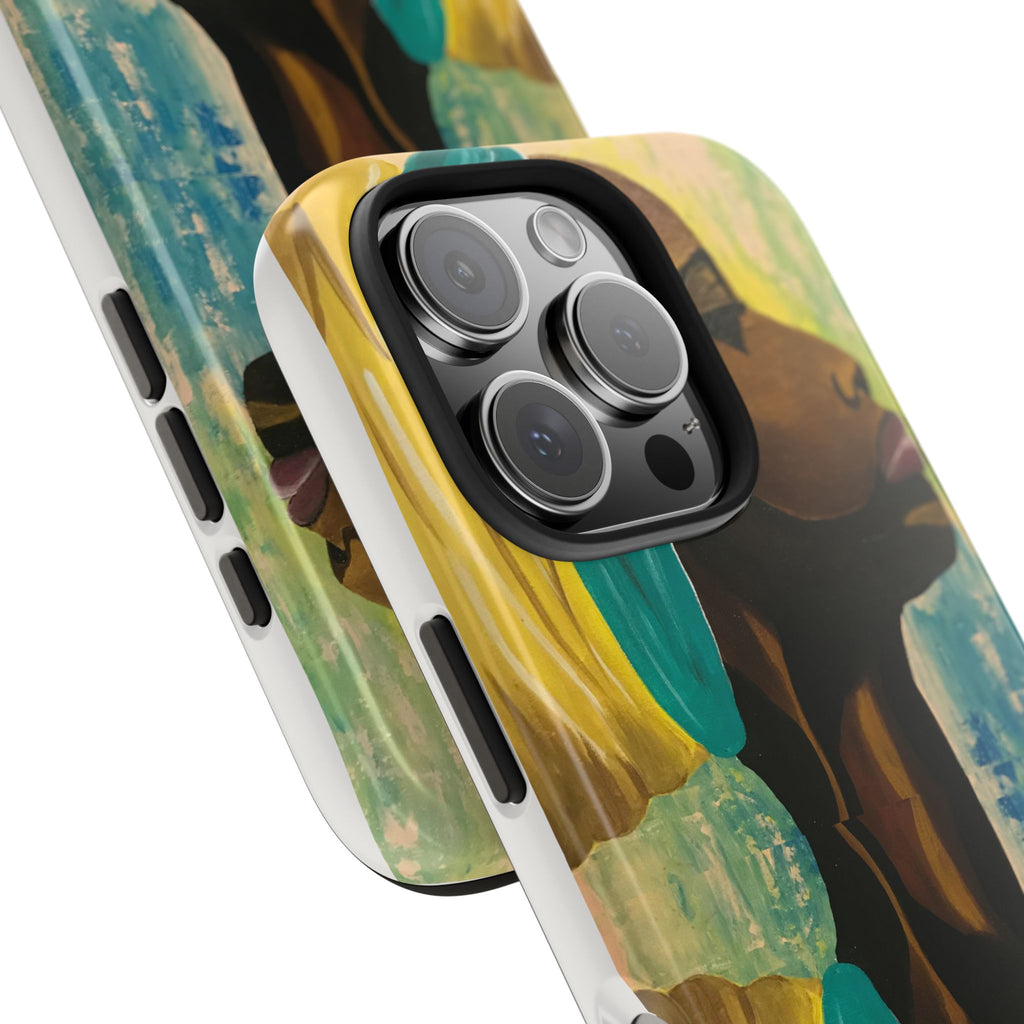 Hues of Heritage Phone Case Hand Painted