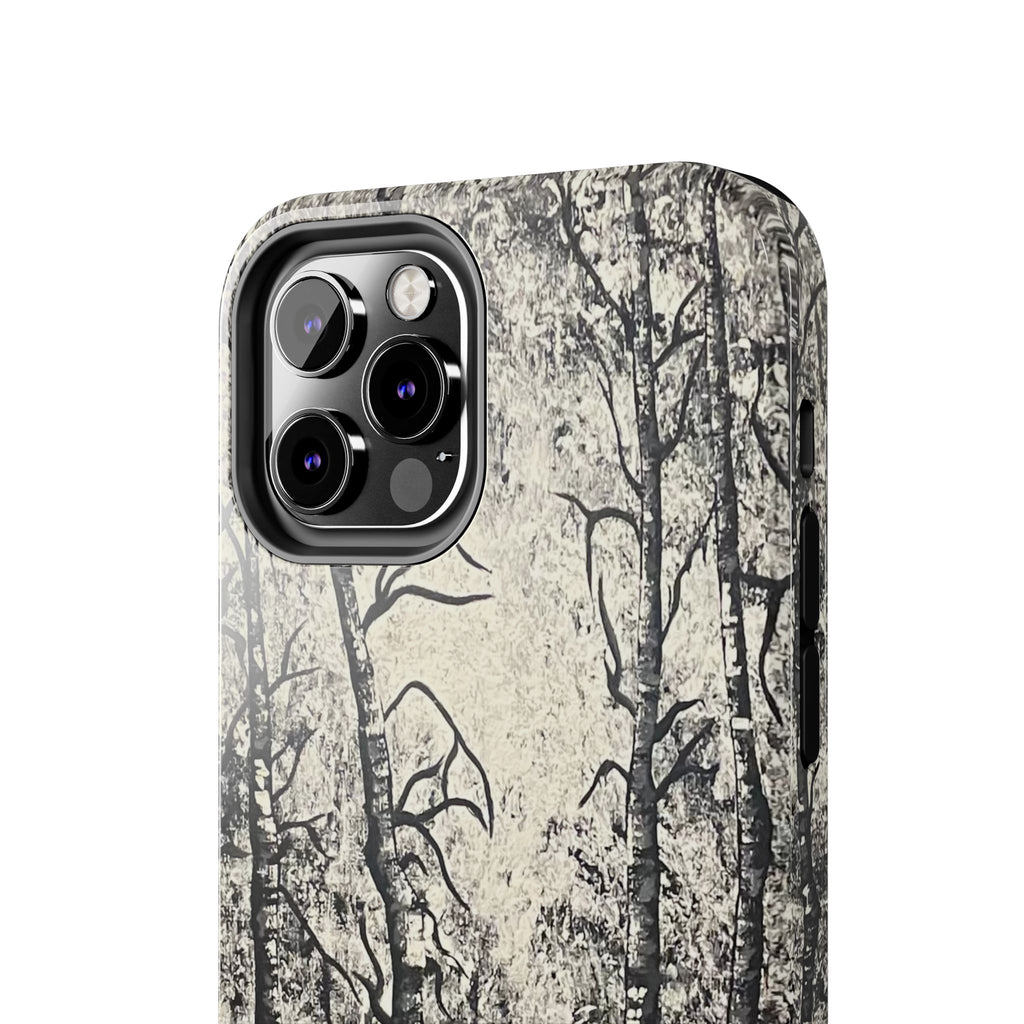Silver Shadows Phone Case - Hand Painted Unique Designs