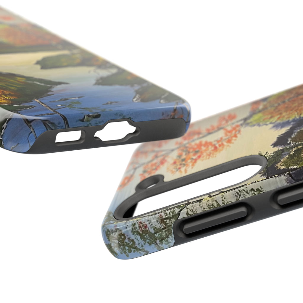 Whispering Birches Phone Case - Hand Painted Unique Designs