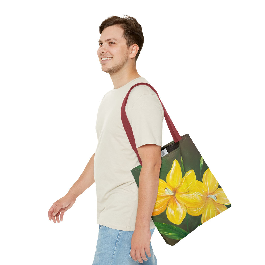 Golden Bloom Tote Bag