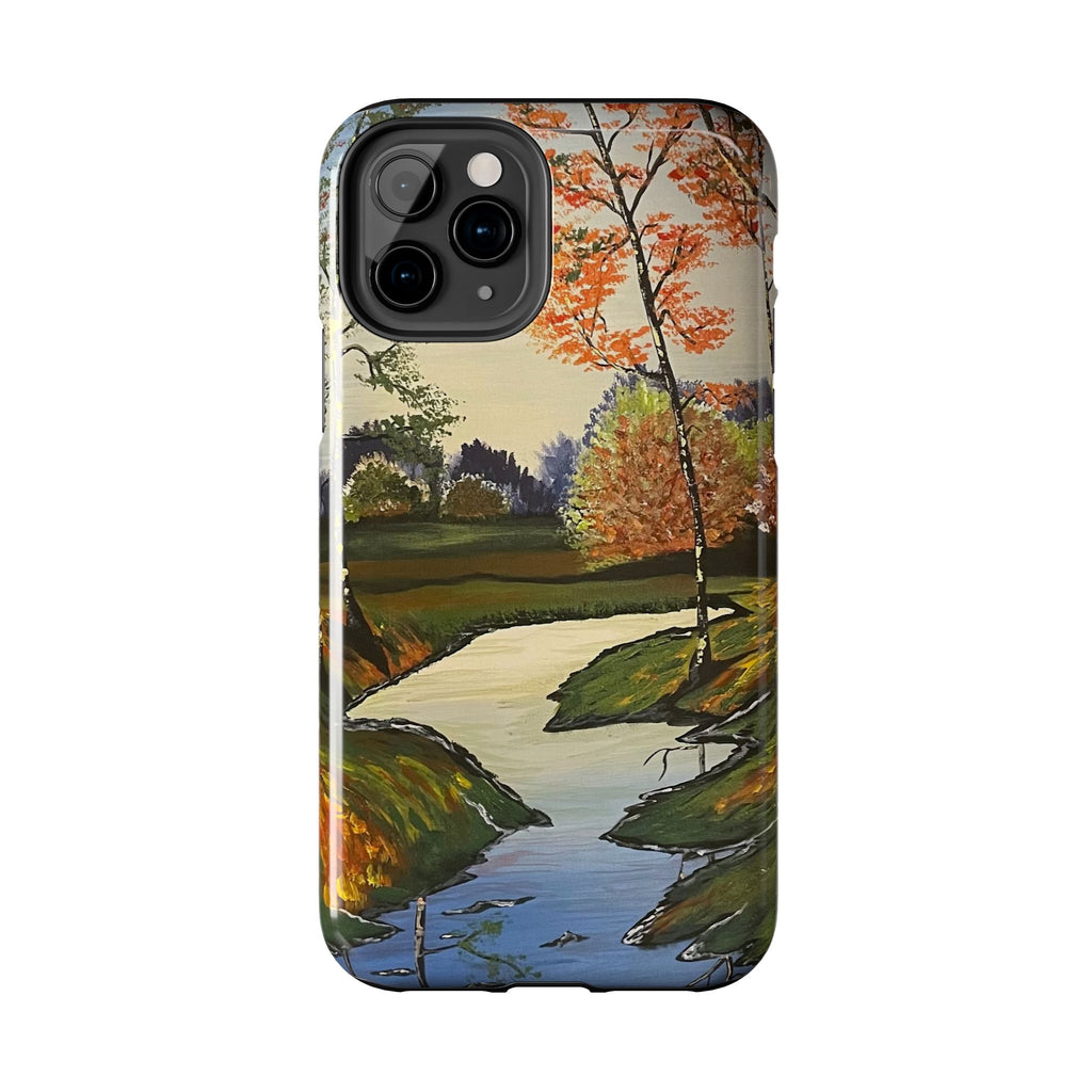 Whispering Birches Phone Case - Hand Painted Unique Designs