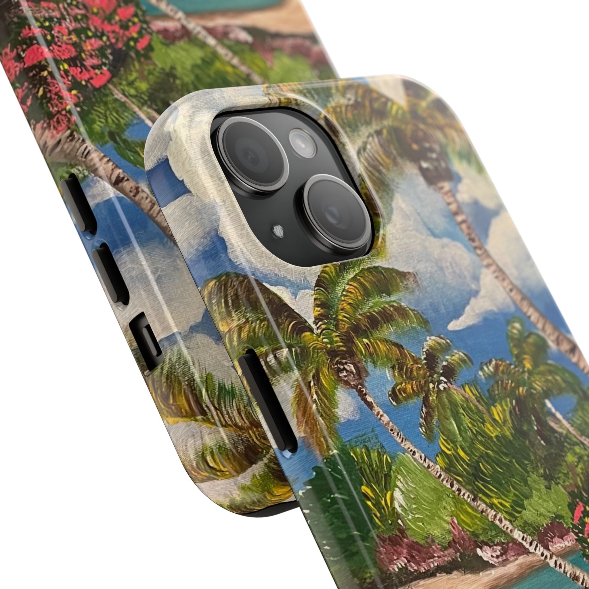 Blooming Paradise Phone Case Hand Painted Unique Designs