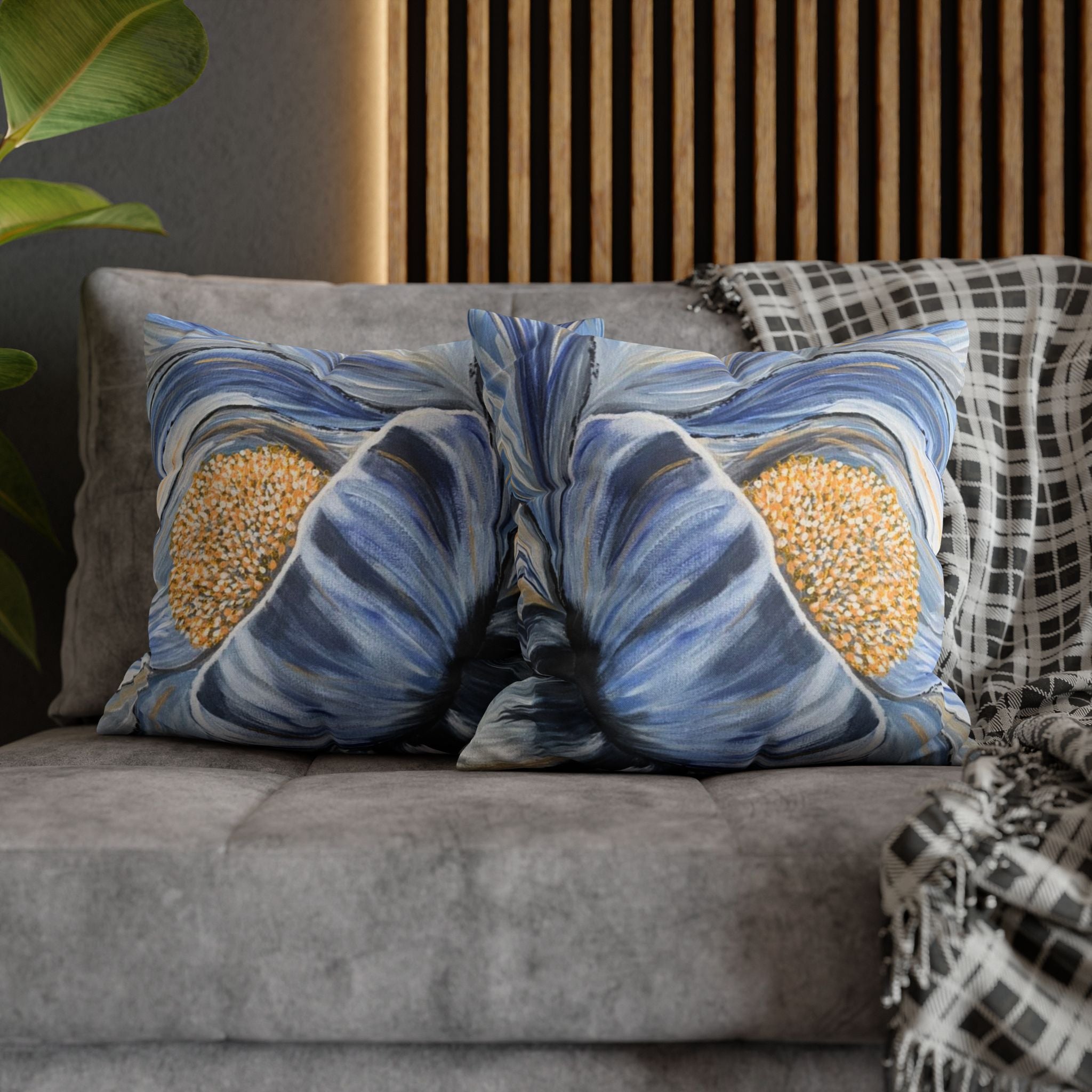 Velvet Current Square Decorative Pillow Sham