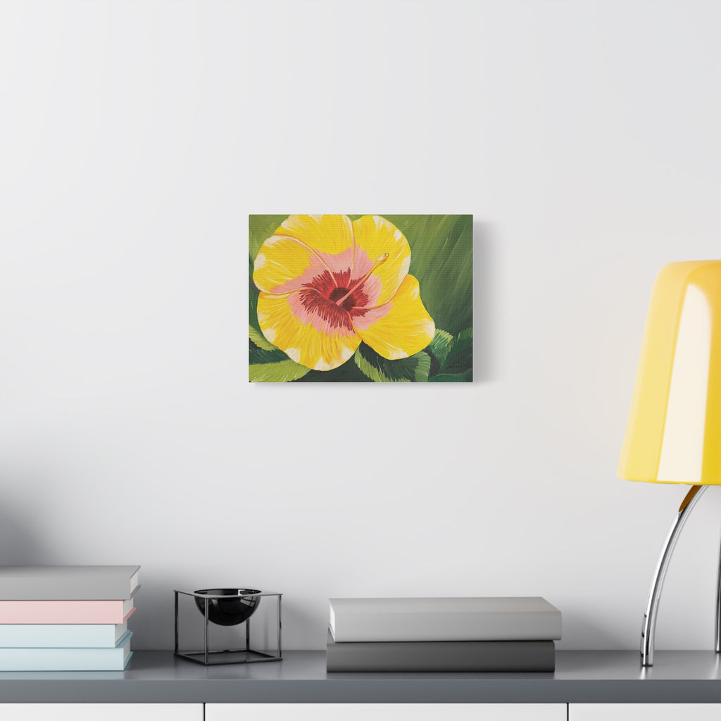 Blushing Sunrise Abstract Art Canvas - Contemporary Wall Decor