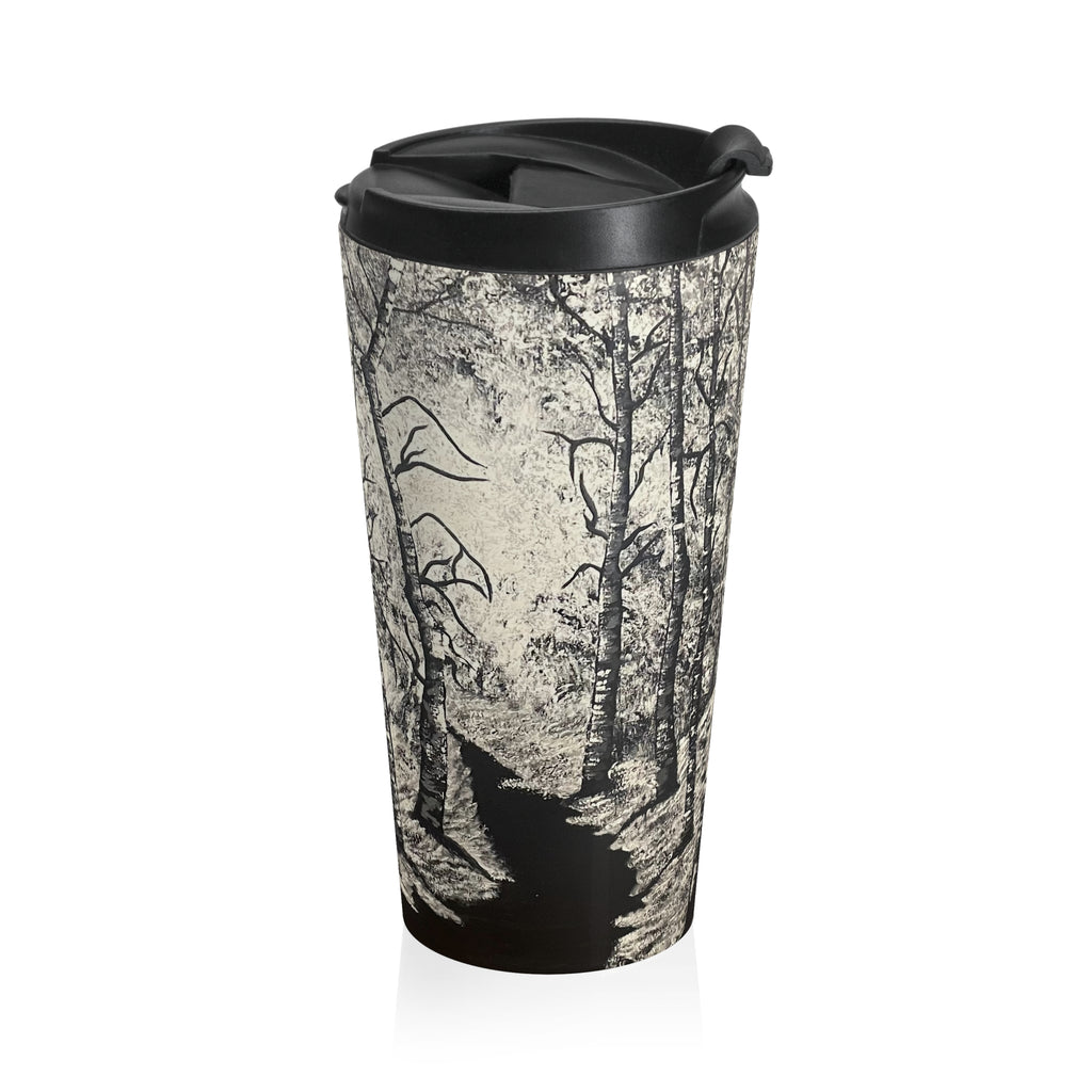 Silver Shadows Stainless Steel Travel Mug