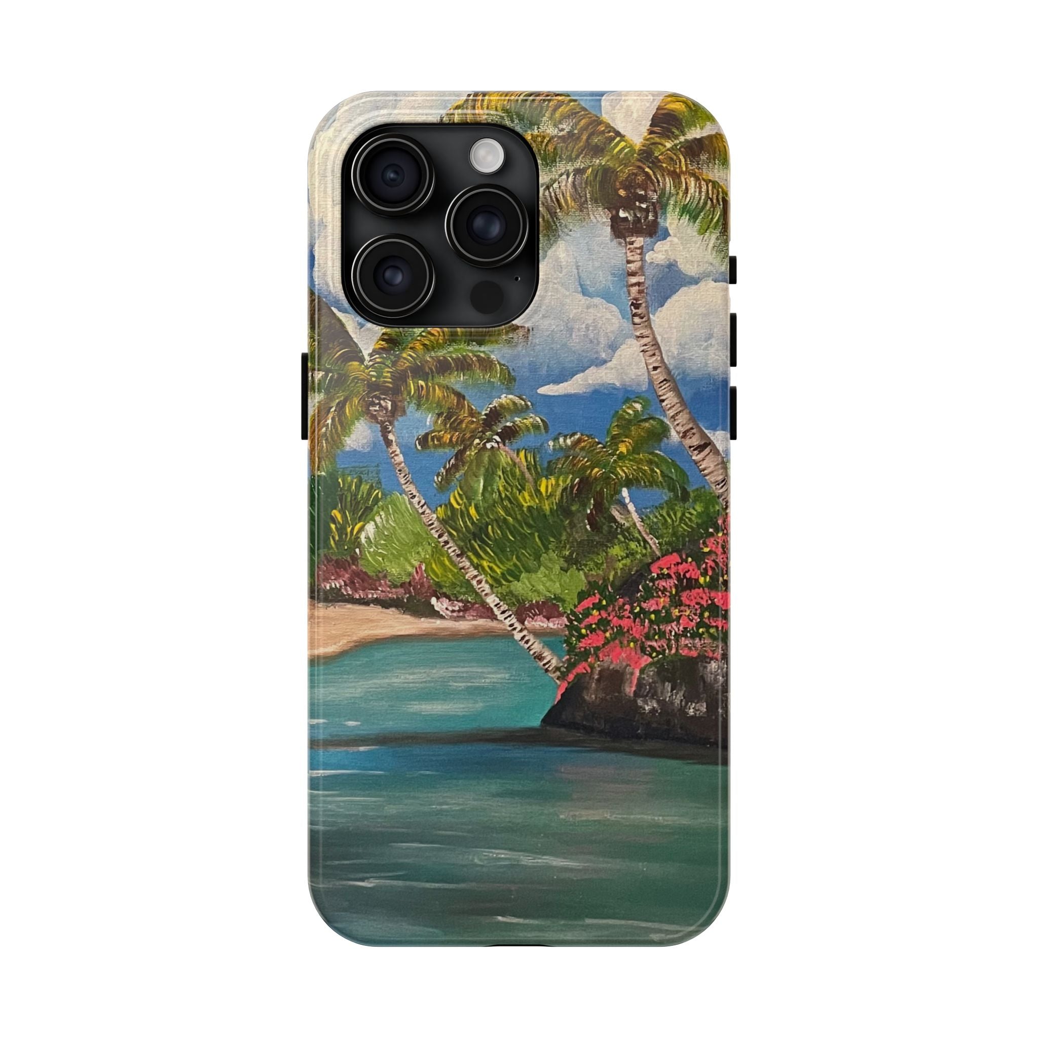 Blooming Paradise Phone Case Hand Painted Unique Designs