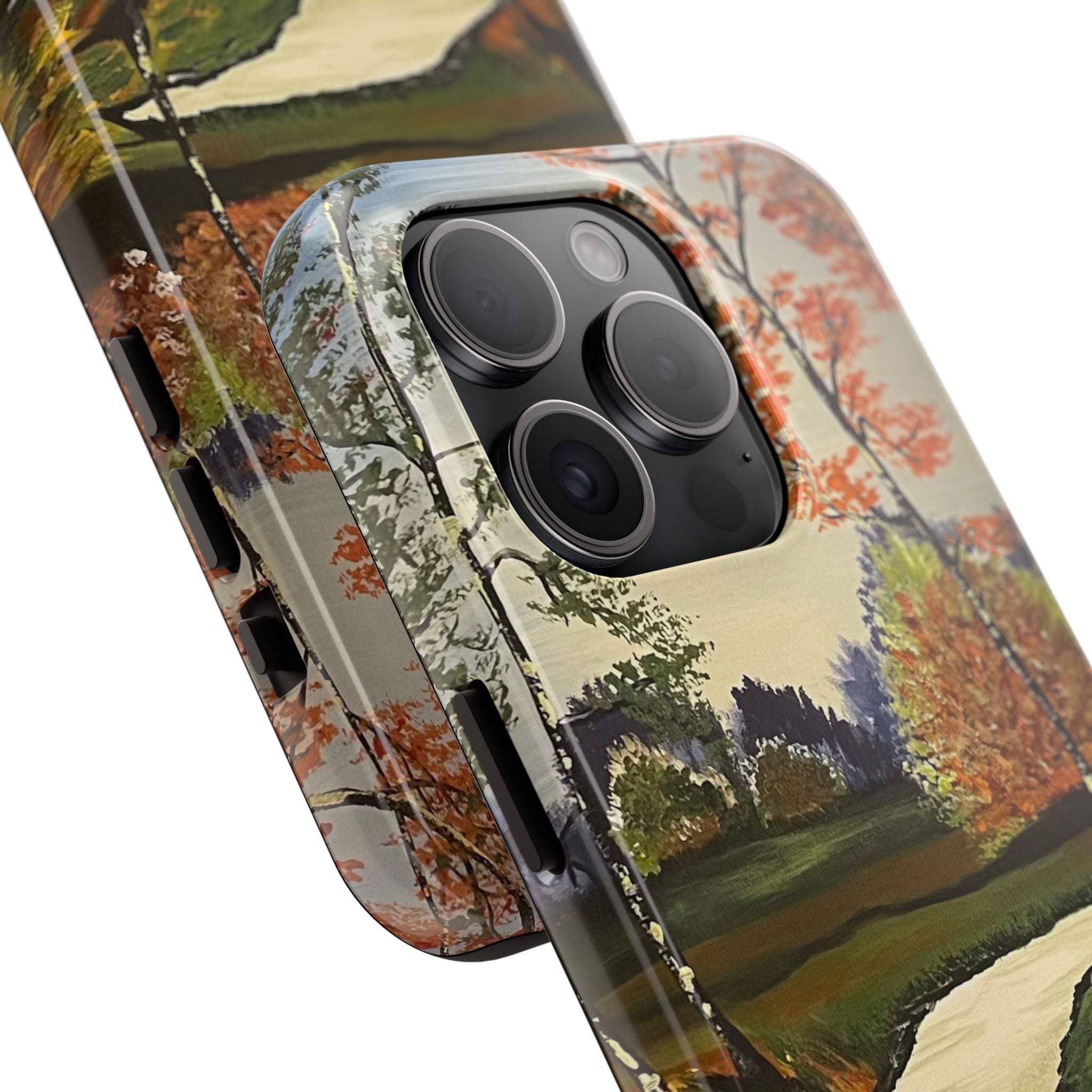 Whispering Birches Phone Case - Hand Painted Unique Designs