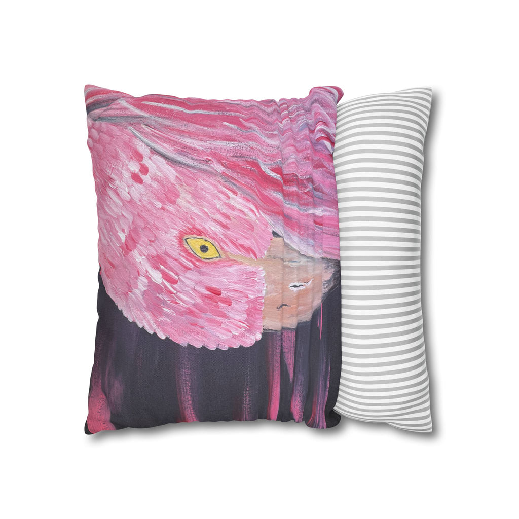 Feathered Grace Square Decorative Pillow Sham