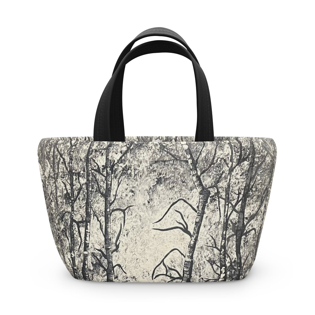 Silver Shadows Lunch Bag — Insulated Tote