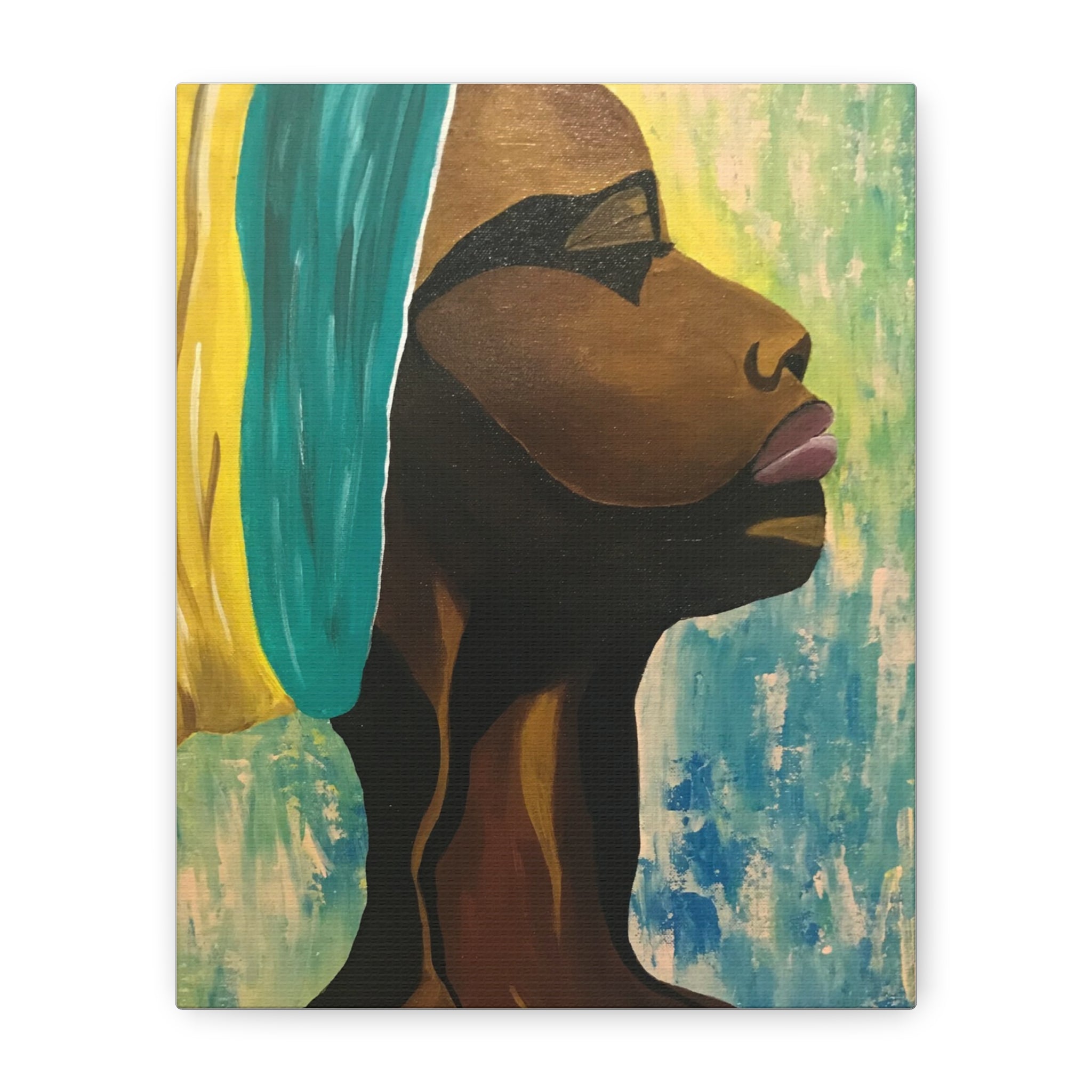 Hues of Heritage Abstract Art Canvas - Contemporary Wall Decor