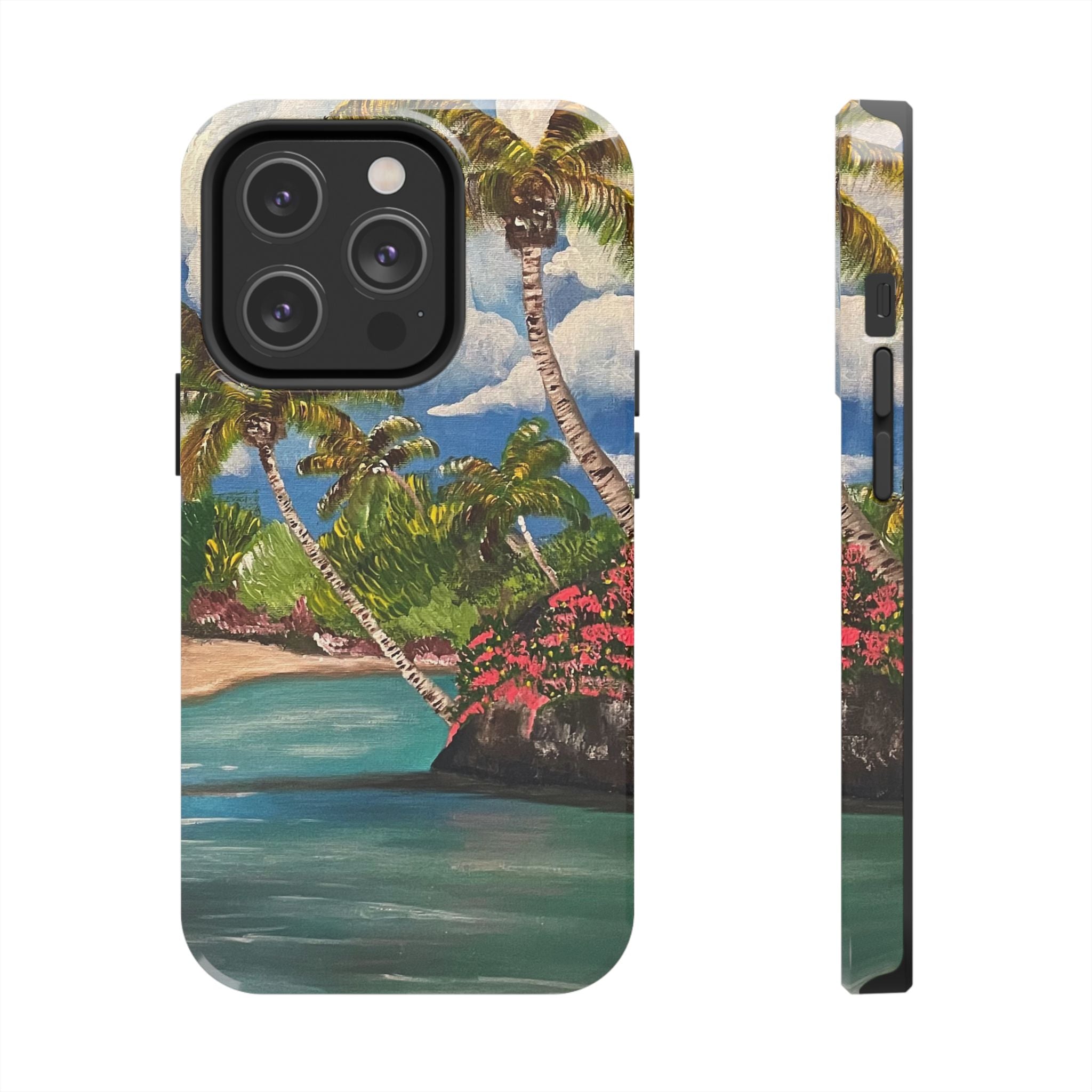 Blooming Paradise Phone Case Hand Painted Unique Designs