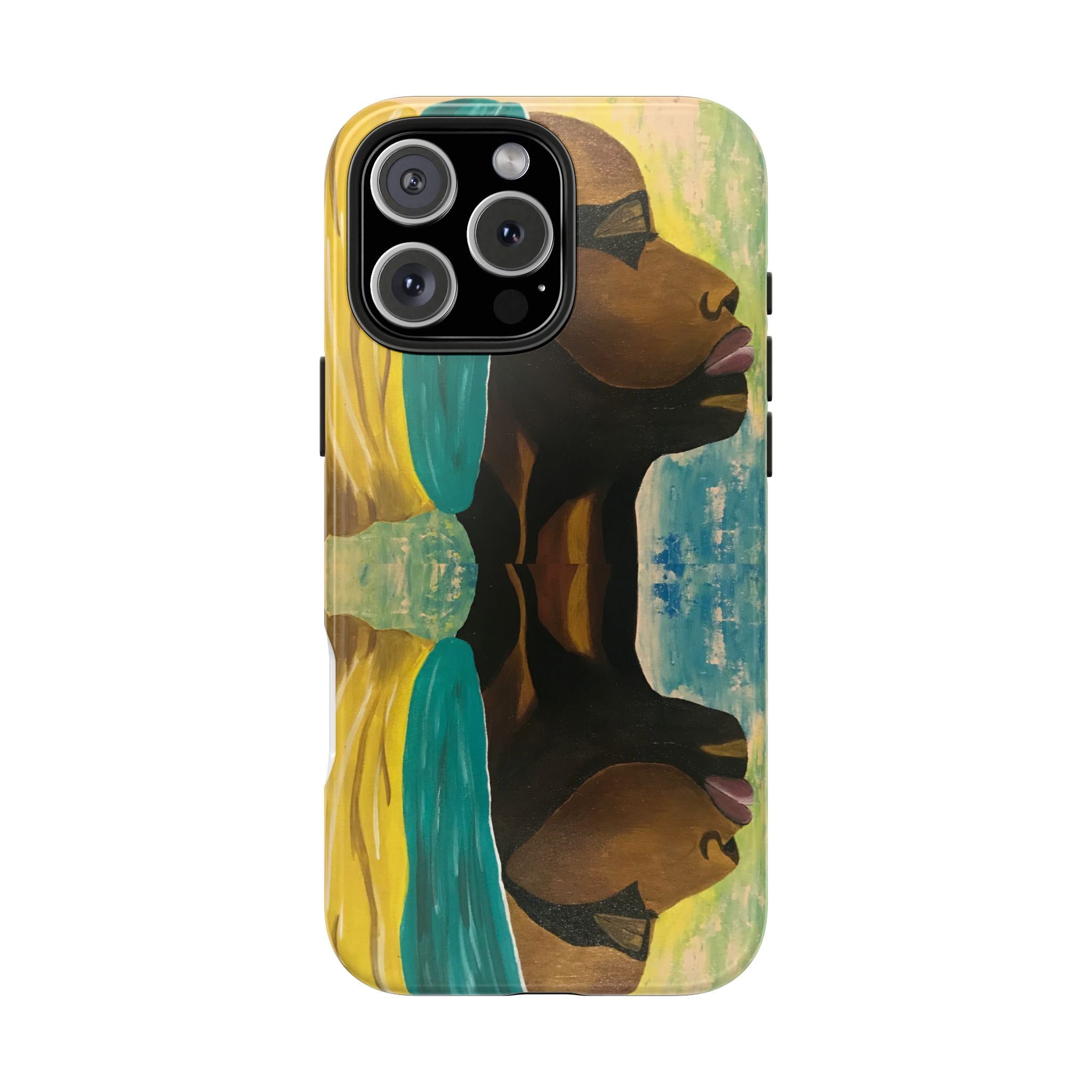 Hues of Heritage Phone Case Hand Painted