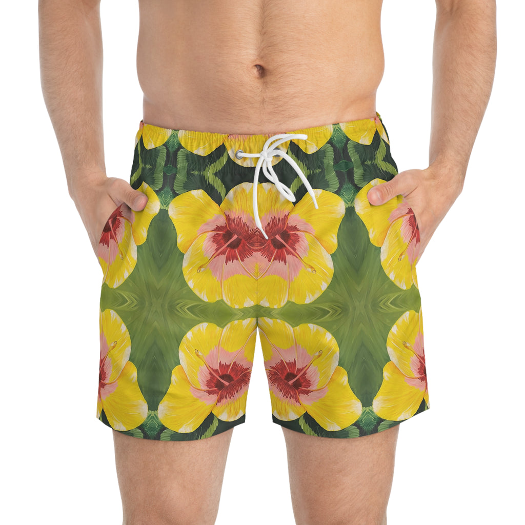 Blushing Sunrise Swim Trunks