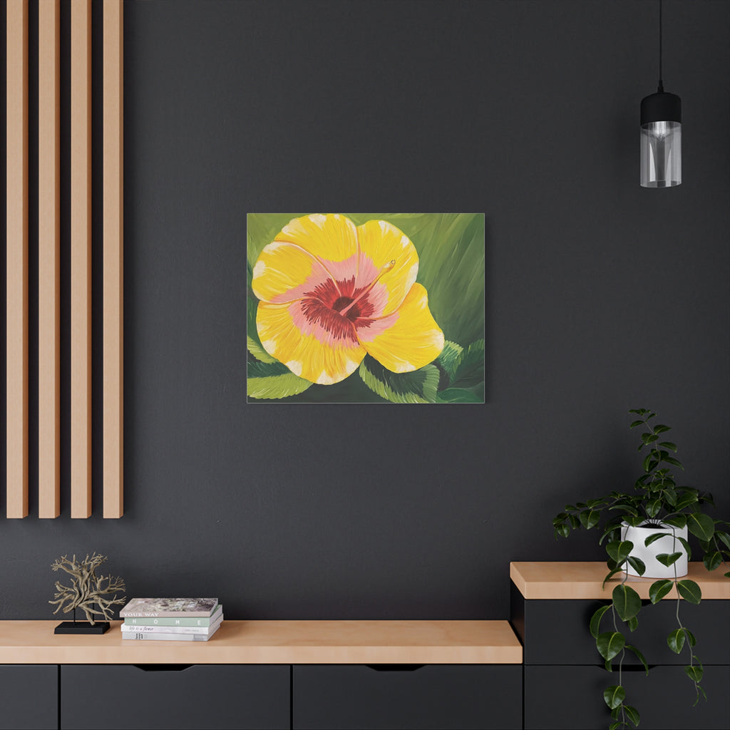 Blushing Sunrise Abstract Art Canvas - Contemporary Wall Decor