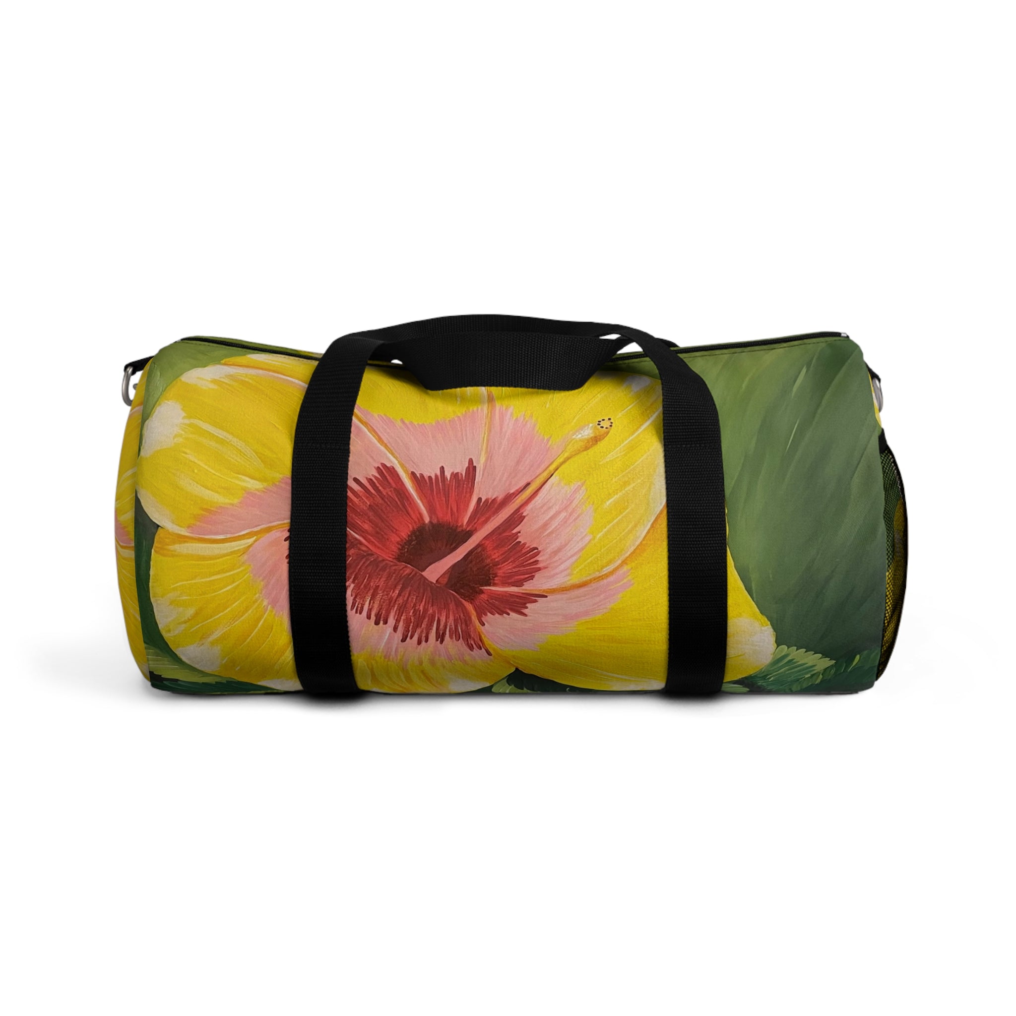 Blushing Sunrise Hand Painted Duffel Bag