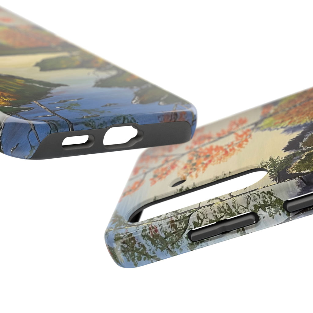 Whispering Birches Phone Case - Hand Painted Unique Designs