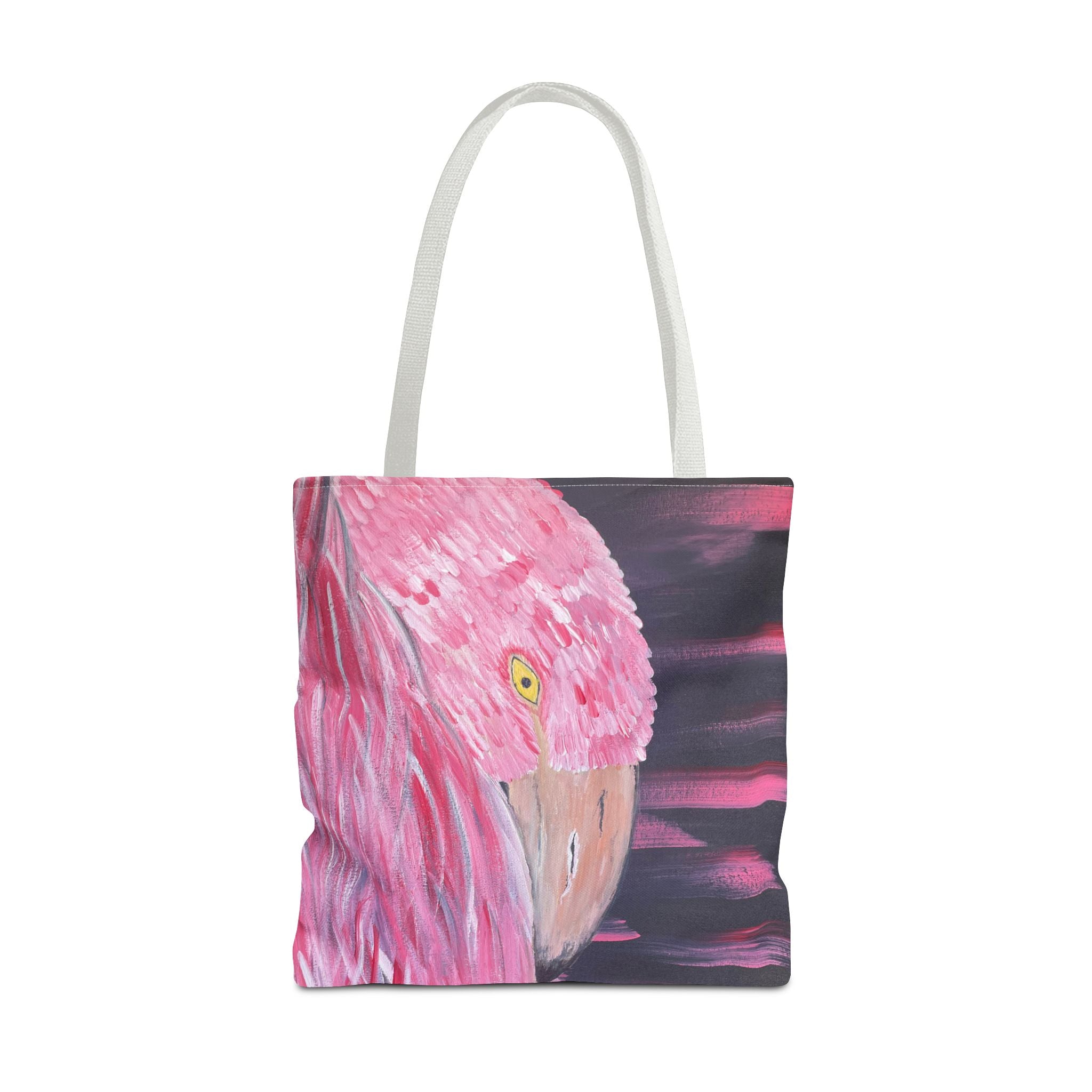 Feathered Grace Hand Painted Tote Bag