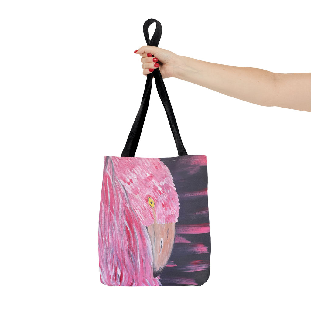 Feathered Grace Hand Painted Tote Bag