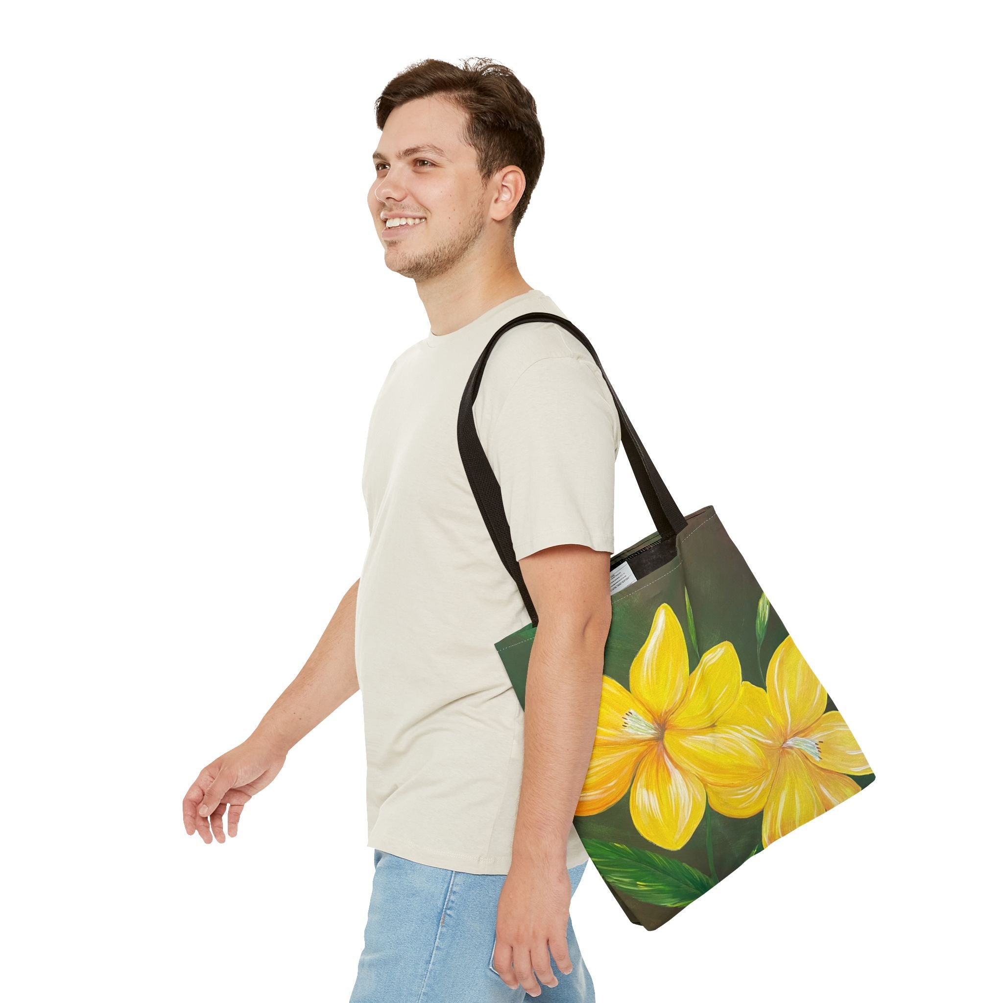 Golden Bloom Tote Bag