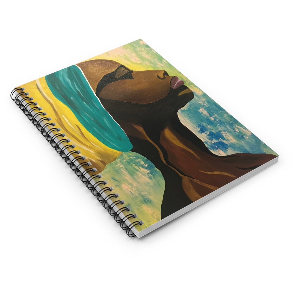 Hues of Heritage Hand-Painted Spiral Notebook