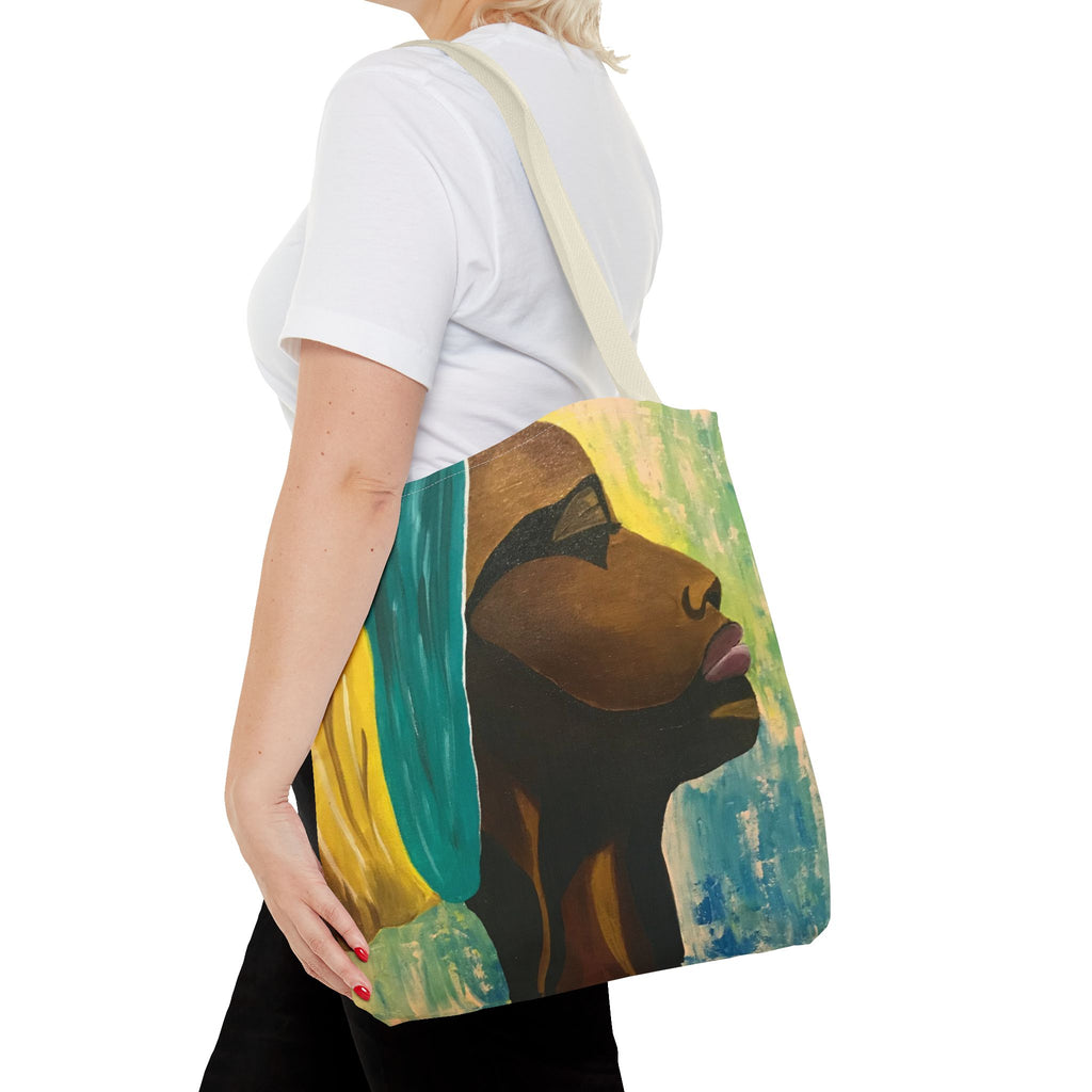 Hues of Heritage Hand Painted Tote Bag