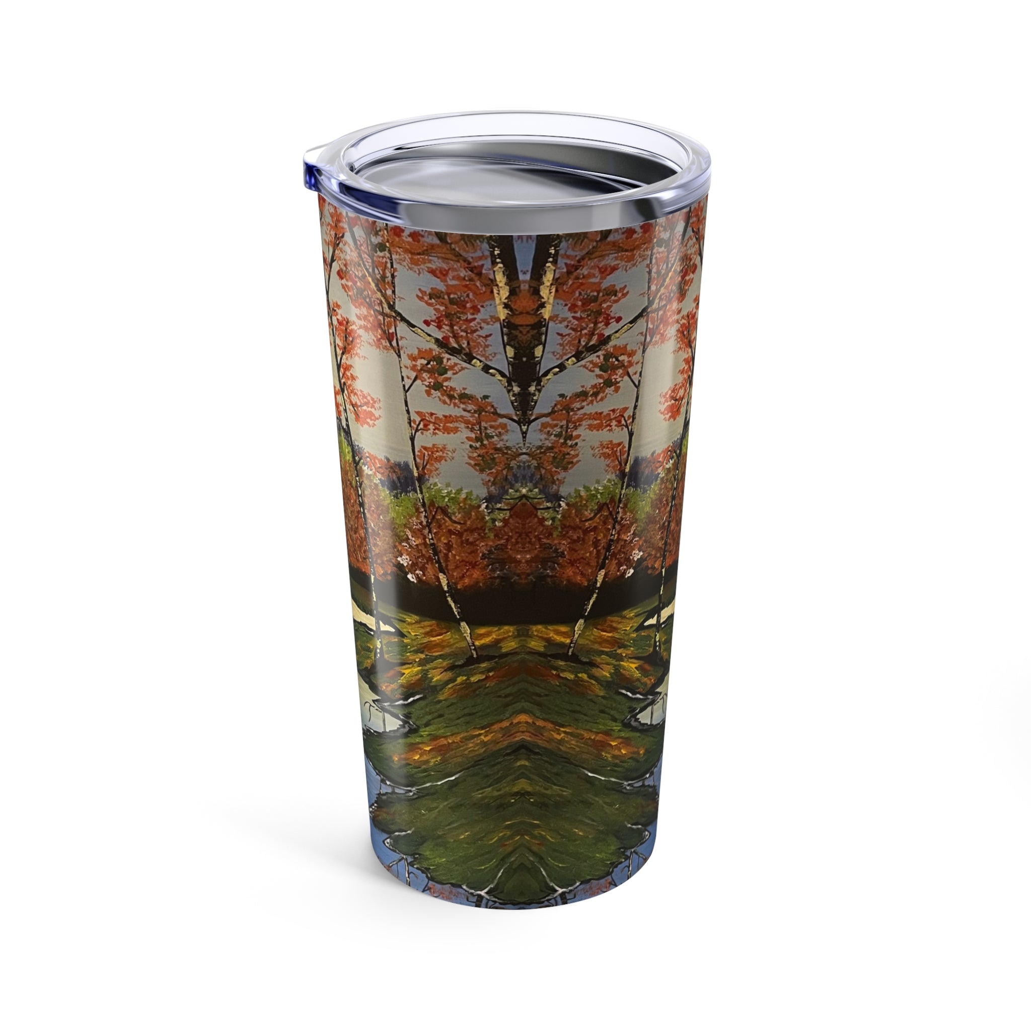Whispering Birches 20oz Artistic Tumbler - Perfect Hand Painted Gift