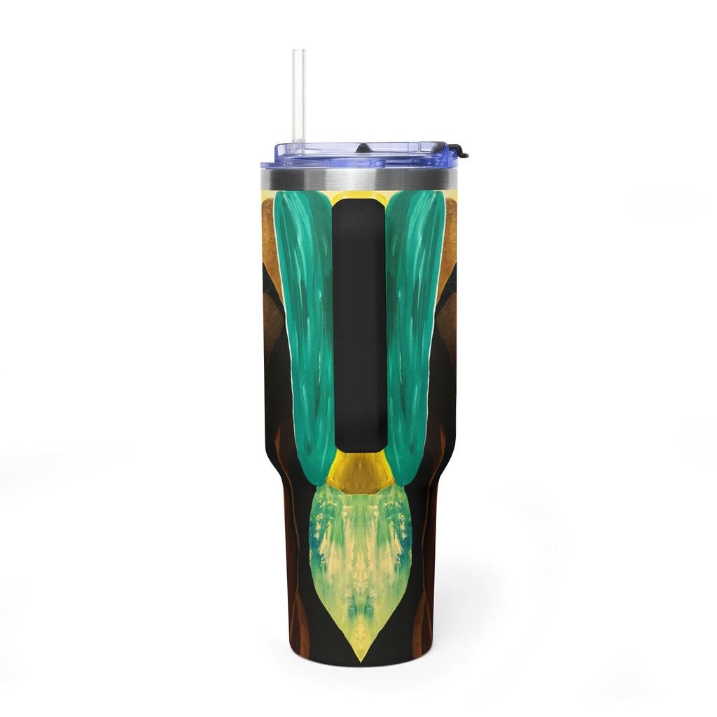 Hues of Heritage 40oz  Vacuum Tumbler — Insulated Travel Mug with Straw