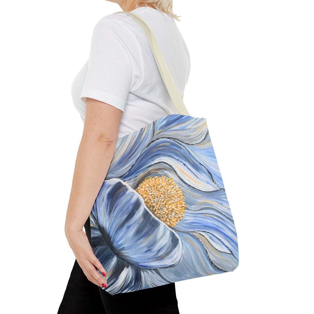 Velvet Current Hand Painted Tote Bag