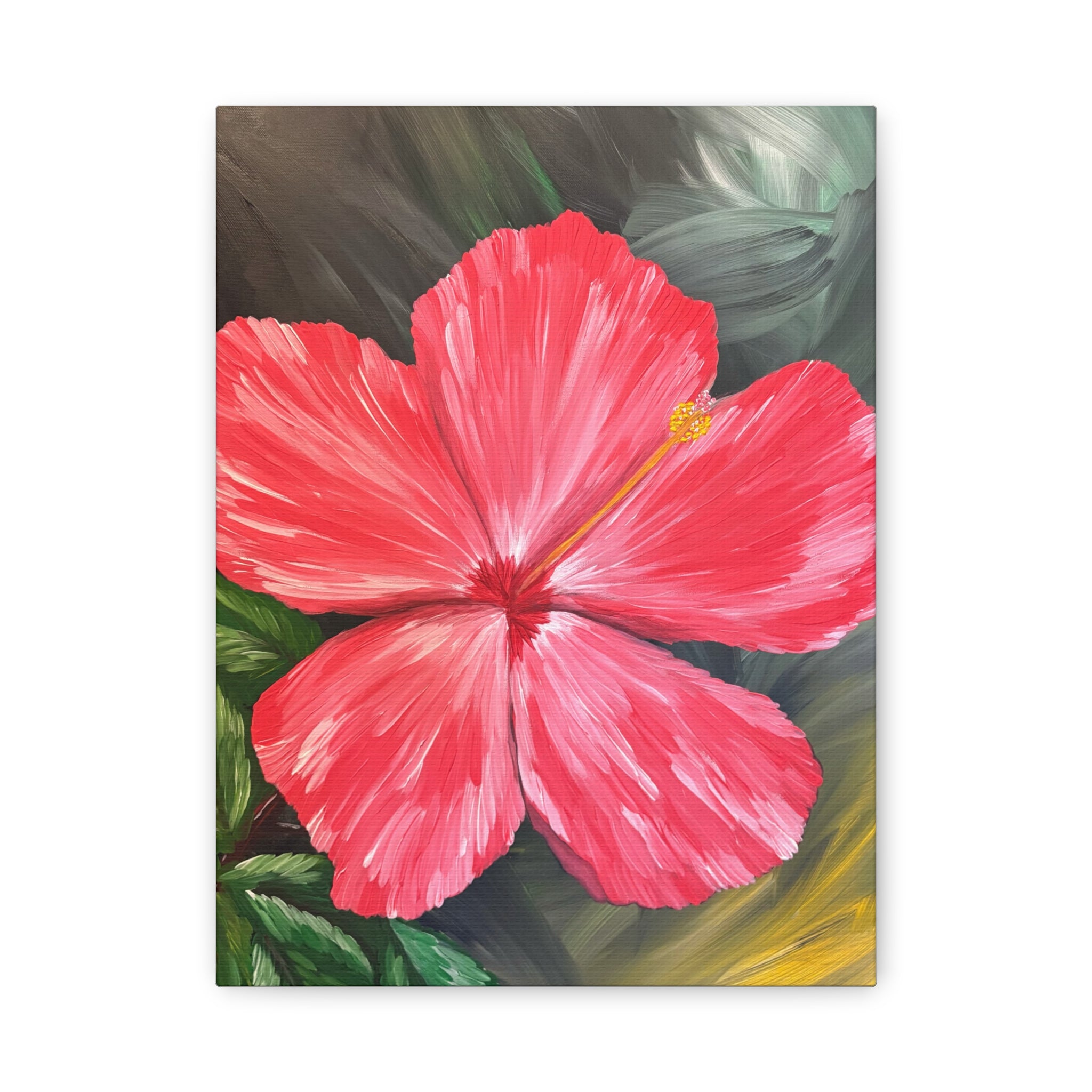 Hibiscus Hues Canvas Wall Art