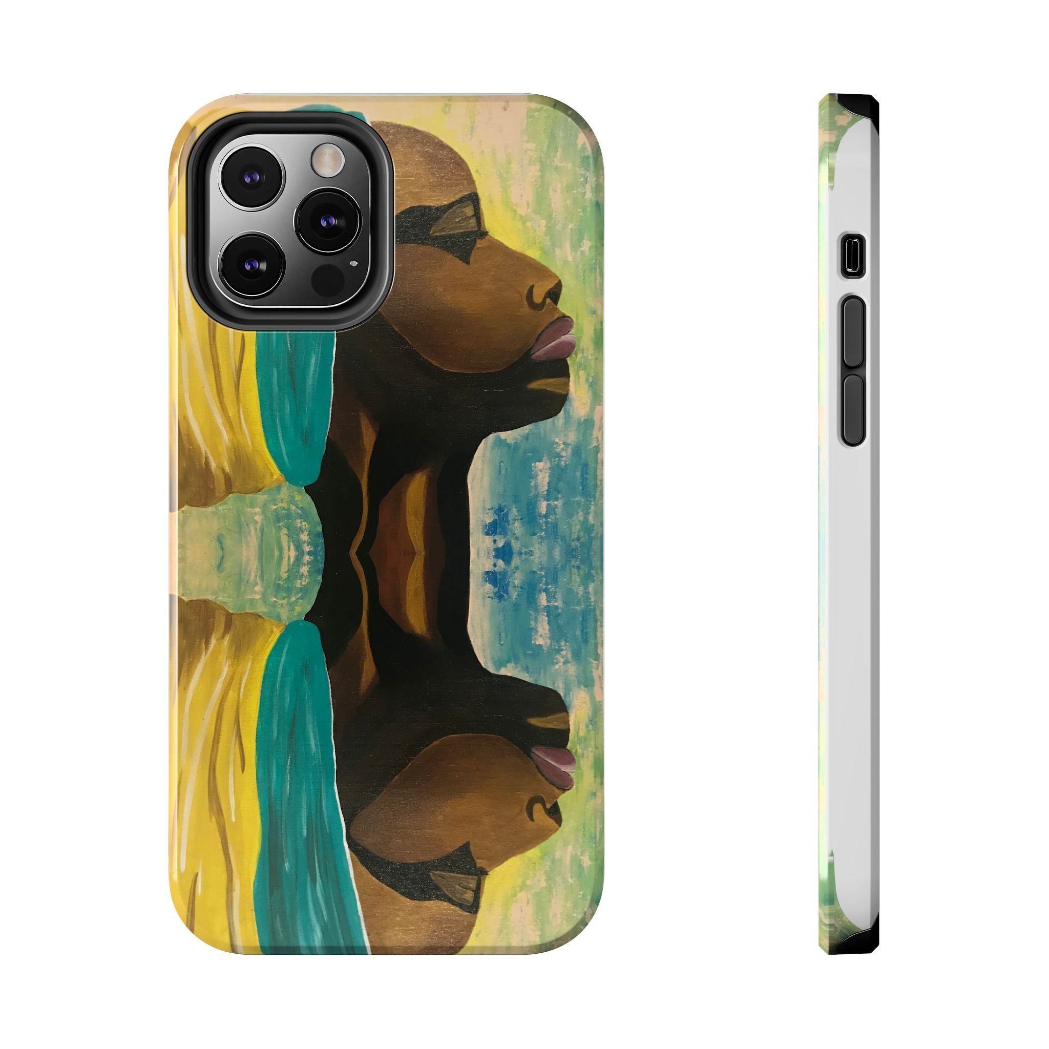 Hues of Heritage Phone Case Hand Painted