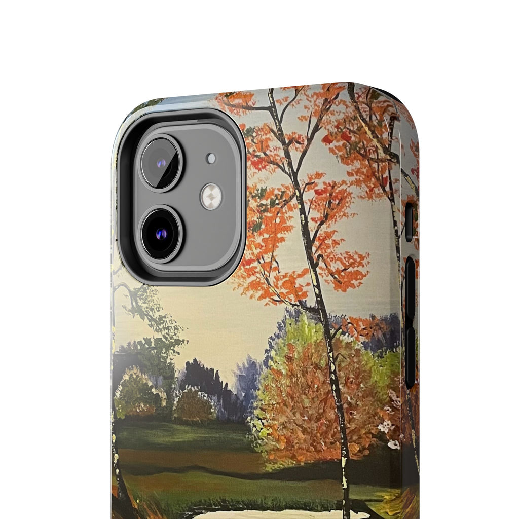 Whispering Birches Phone Case - Hand Painted Unique Designs