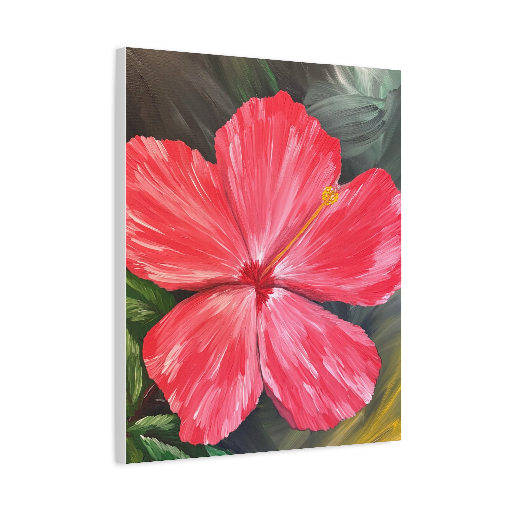 Hibiscus Hues Canvas Wall Art