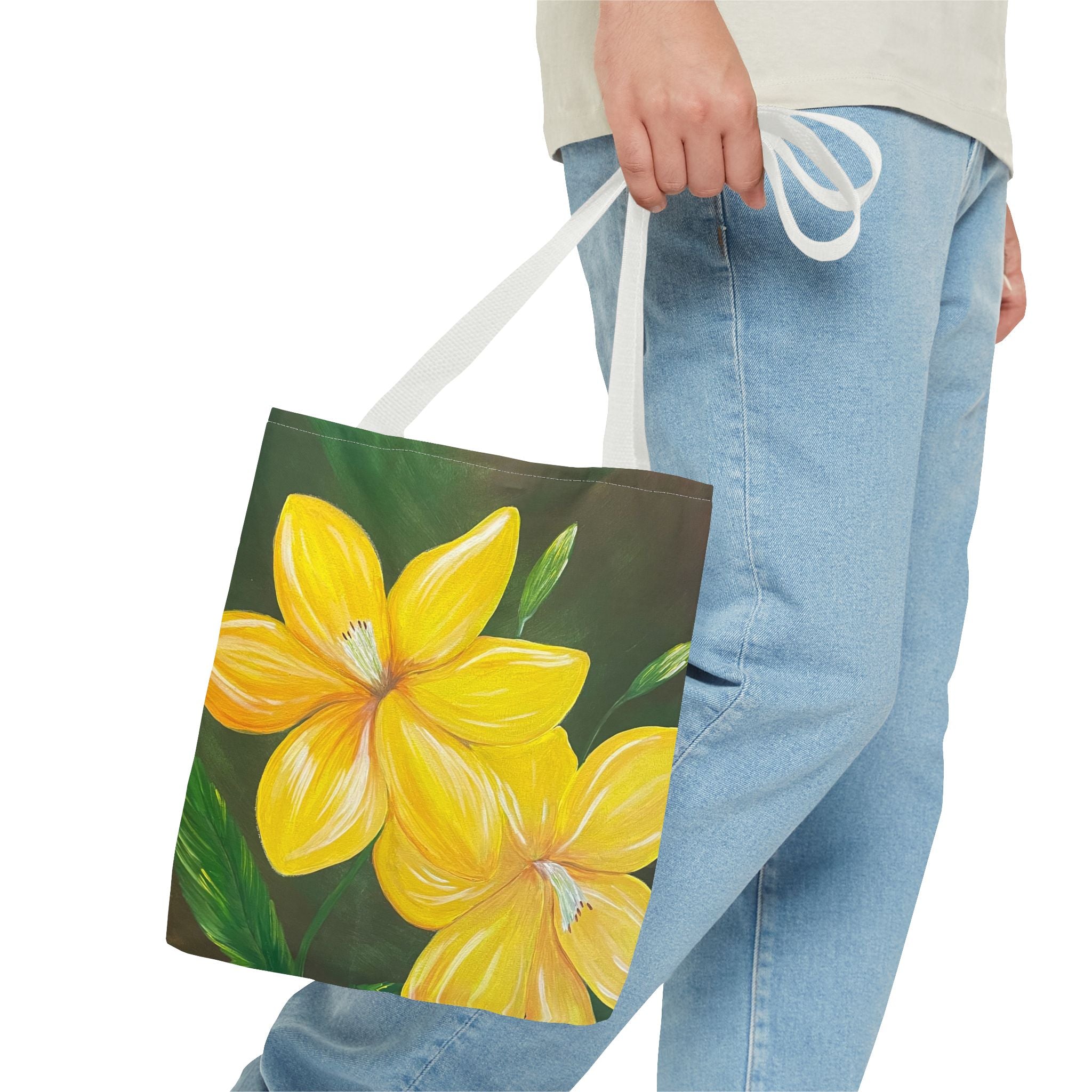 Golden Bloom Tote Bag