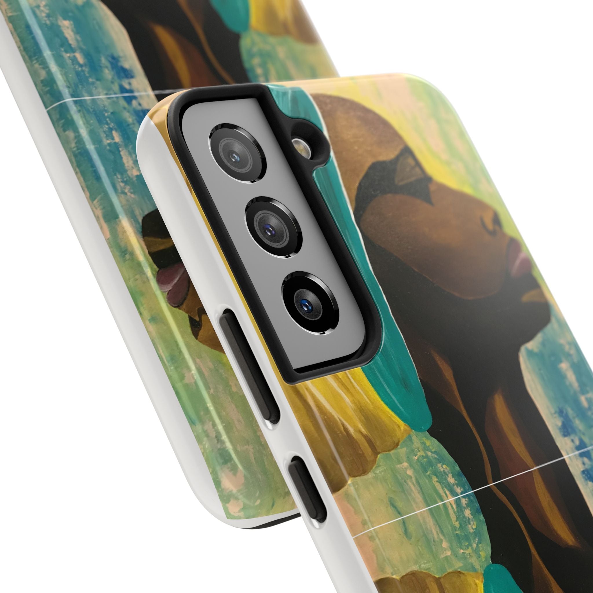 Hues of Heritage Phone Case Hand Painted