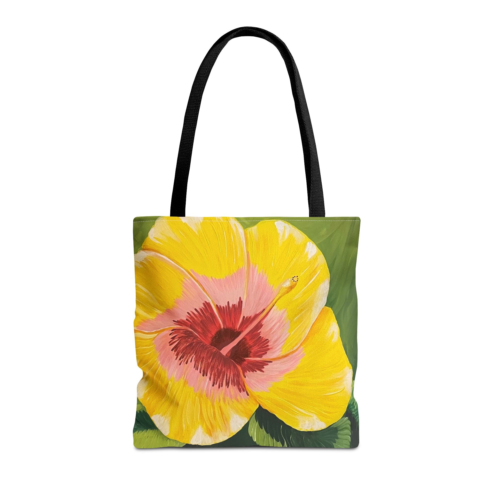 Blushing Sunrise Hand Painted Tote Bag