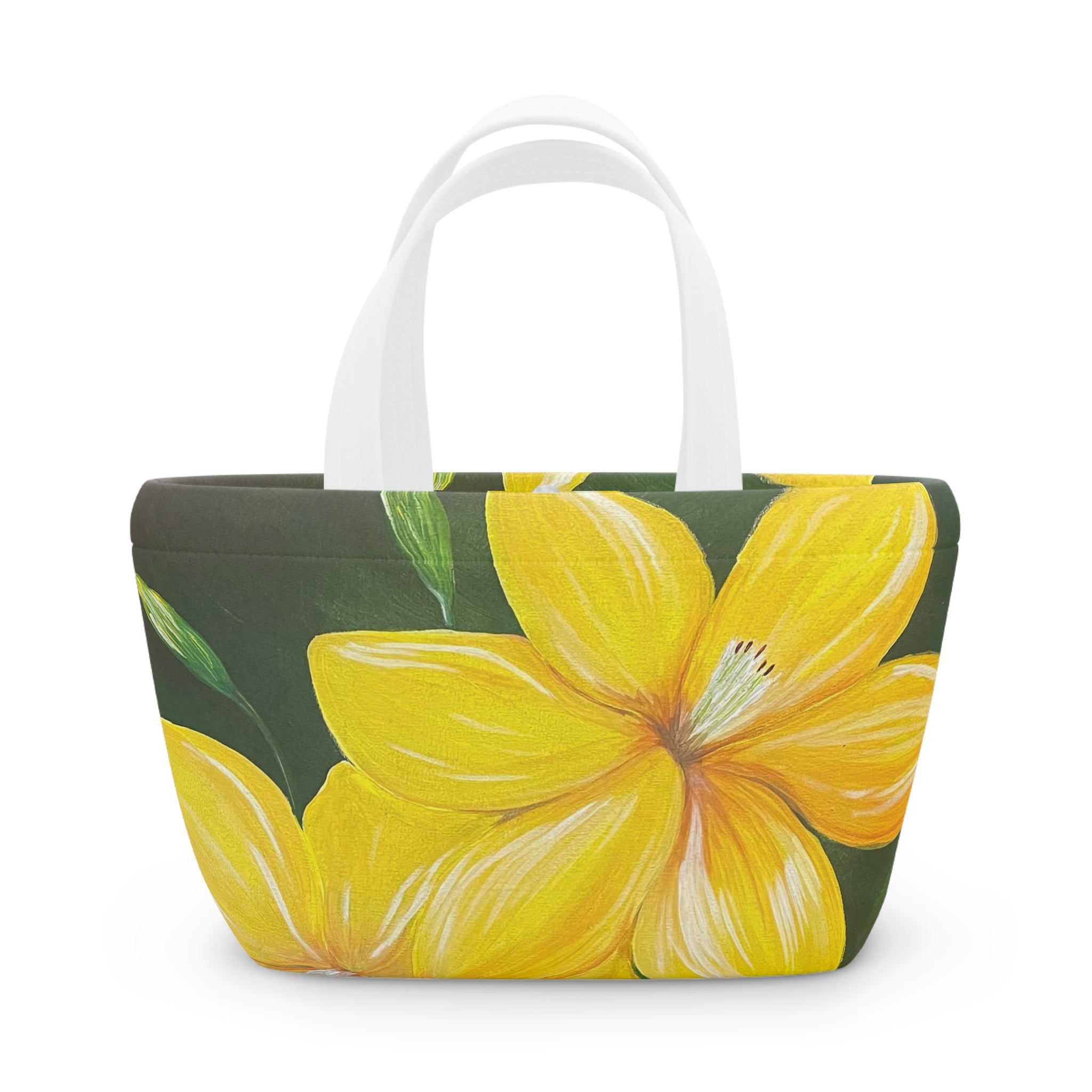Golden Bloom Insulated Lunch Bag