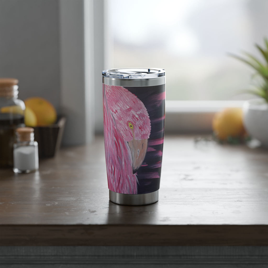 Feathered Grace 20oz Insulated Drinkware, Summer Travel Mug, Gift for Nature Lovers, Eco-Friendly Hydration