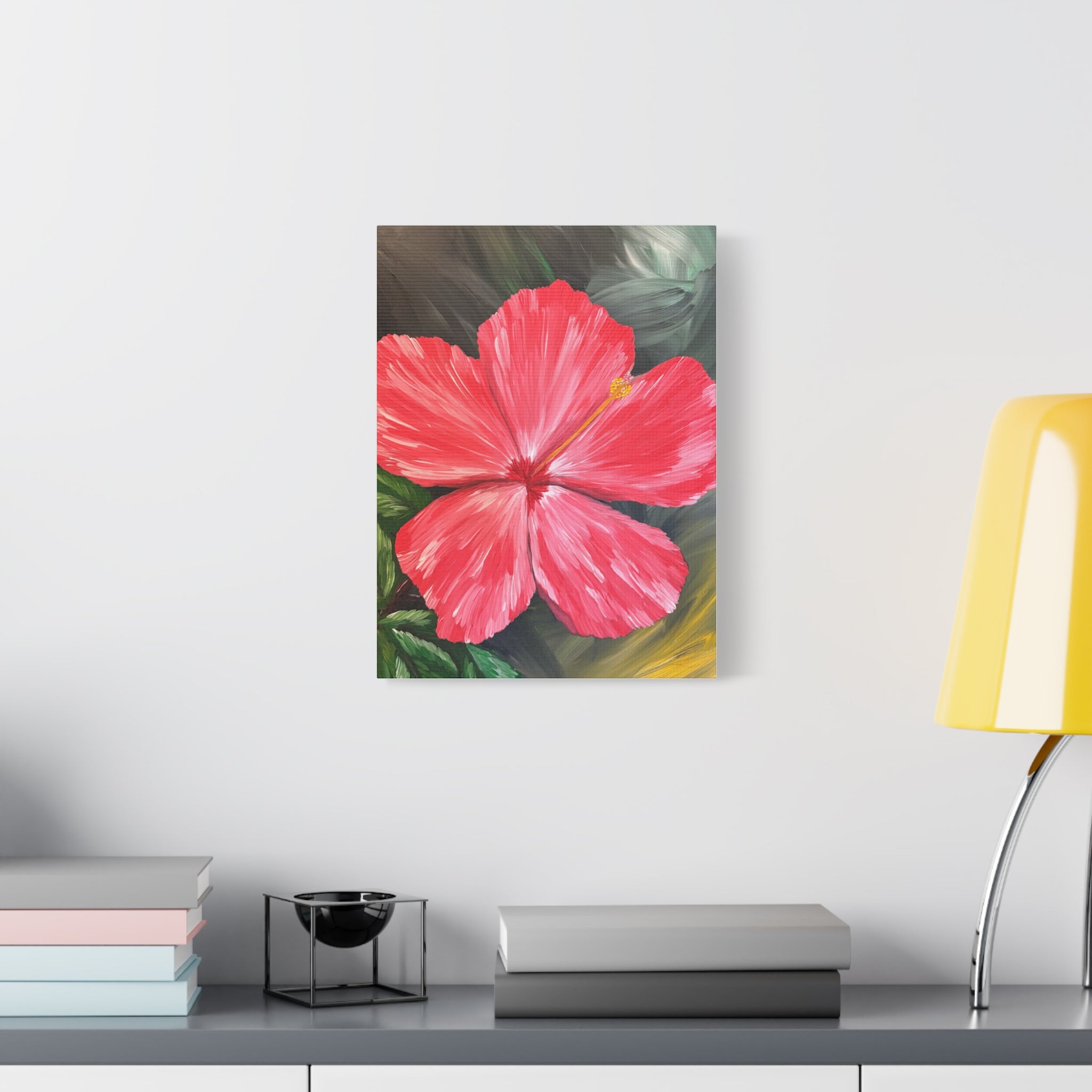 Hibiscus Hues Canvas Wall Art