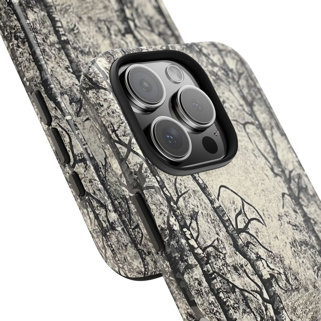 Silver Shadows Phone Case - Hand Painted Unique Designs