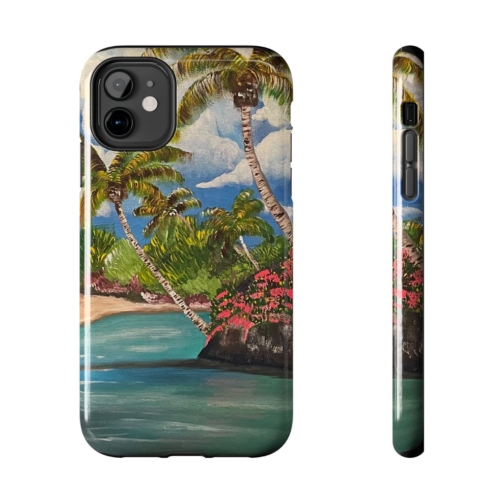 Blooming Paradise Phone Case Hand Painted Unique Designs