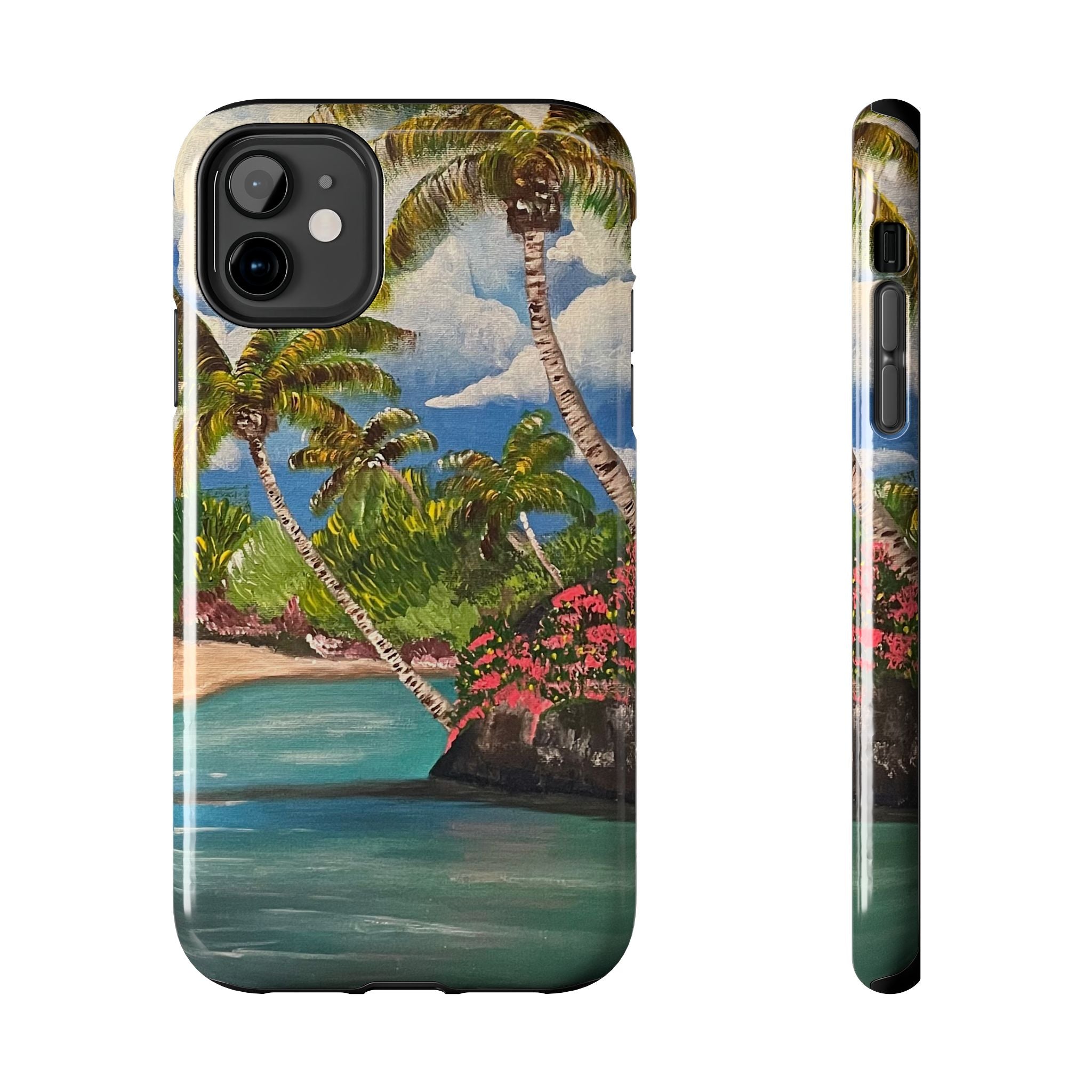 Blooming Paradise Phone Case Hand Painted Unique Designs