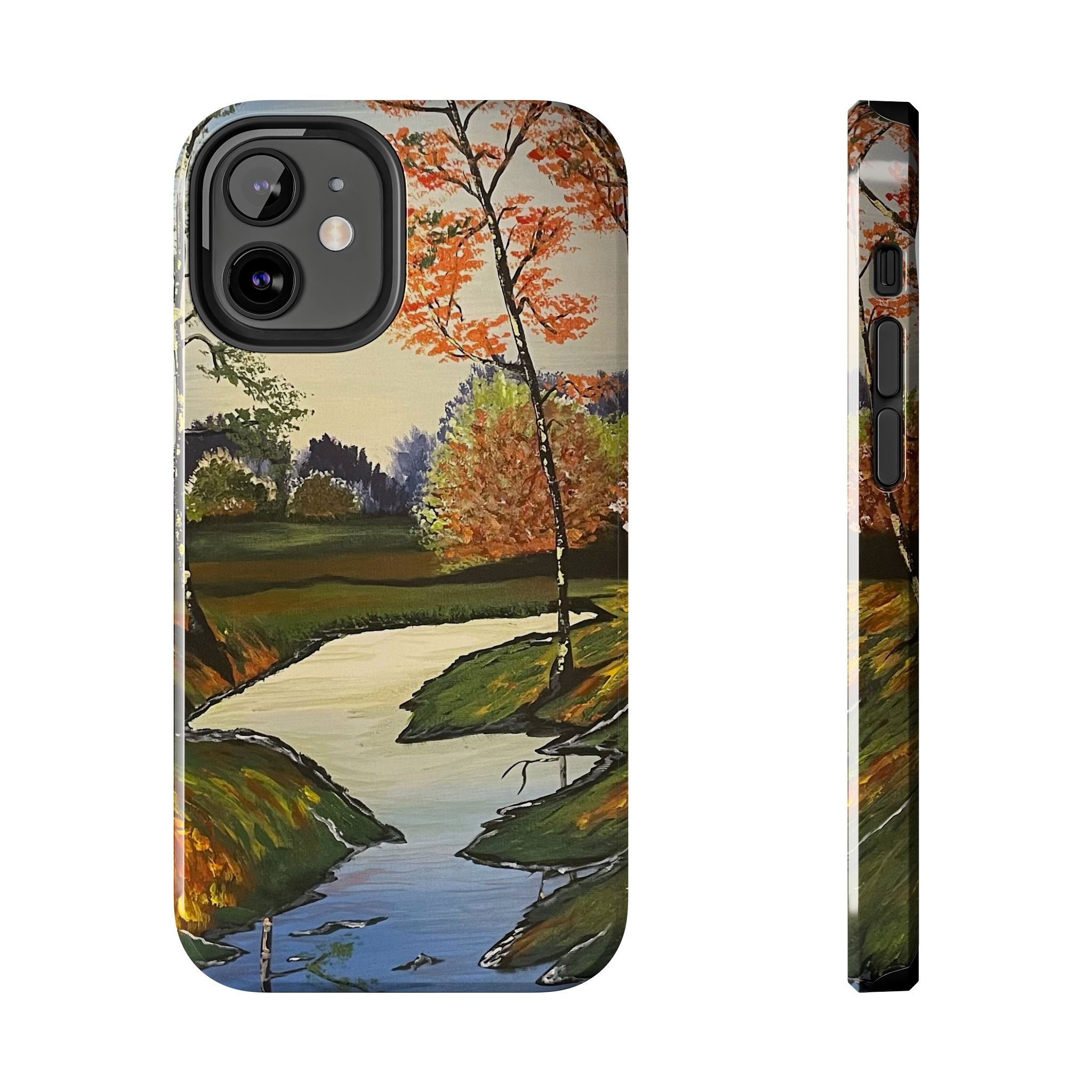Whispering Birches Phone Case - Hand Painted Unique Designs