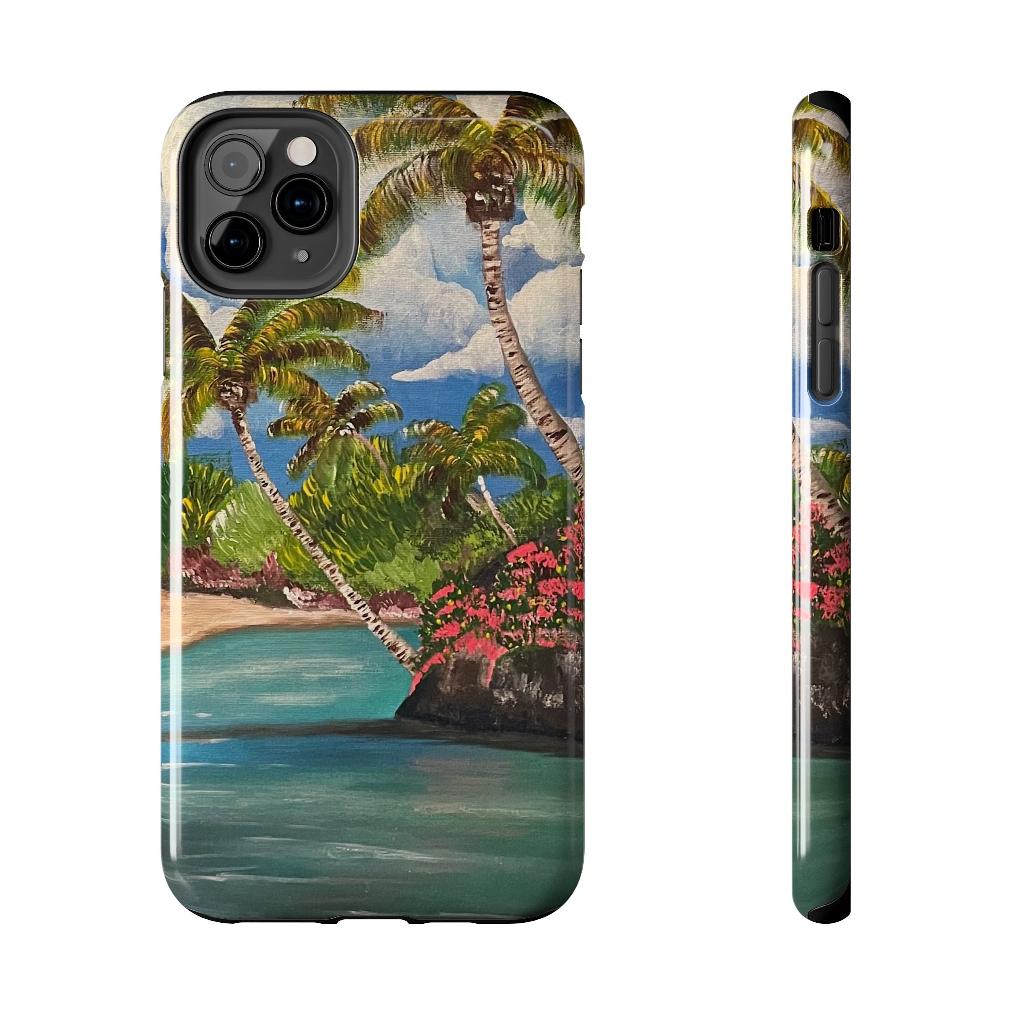 Blooming Paradise Phone Case Hand Painted Unique Designs
