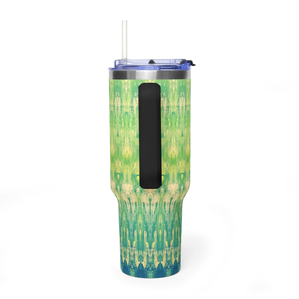 Hues of Heritage 40oz  Vacuum Tumbler — Insulated Travel Mug with Straw