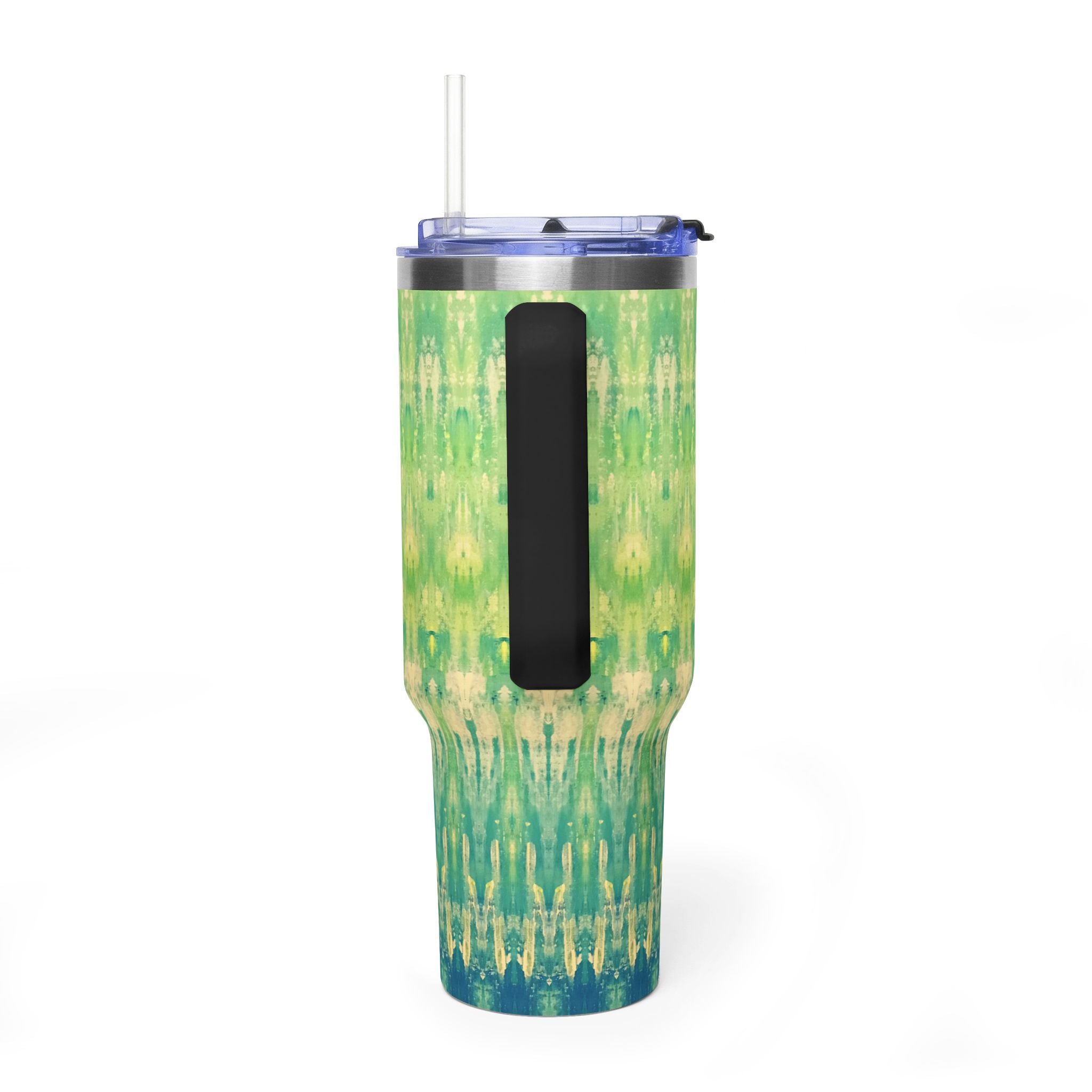 Hues of Heritage 40oz  Vacuum Tumbler — Insulated Travel Mug with Straw